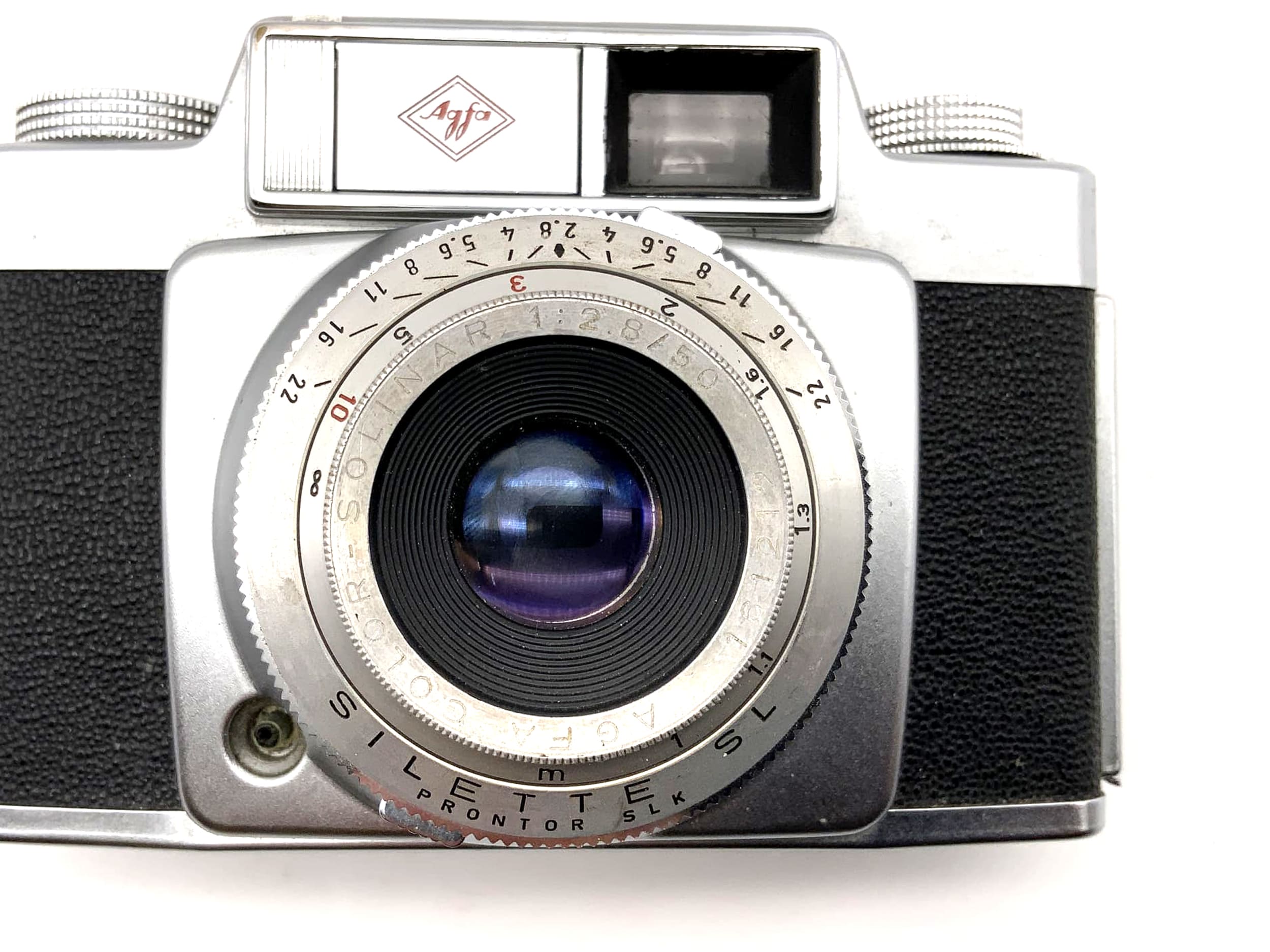 Agfa Silette SL Sucherkamera mit Color Solinar 50mm 1:2.8 35mm Prontor SLK