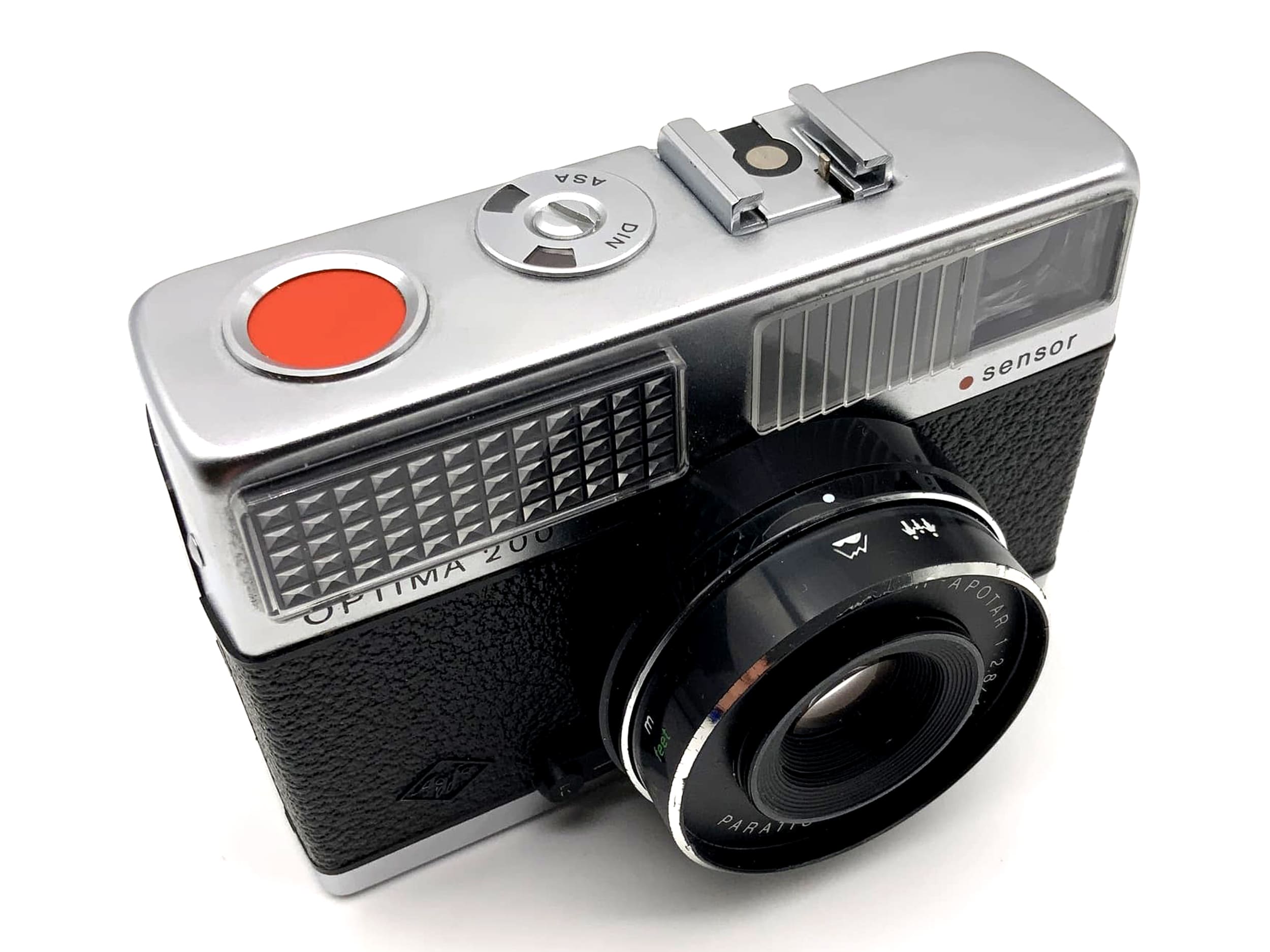 Agfa Optima 200 sensor Sucherkamera mit Color Apotar 42mm 1:2.8 35mm