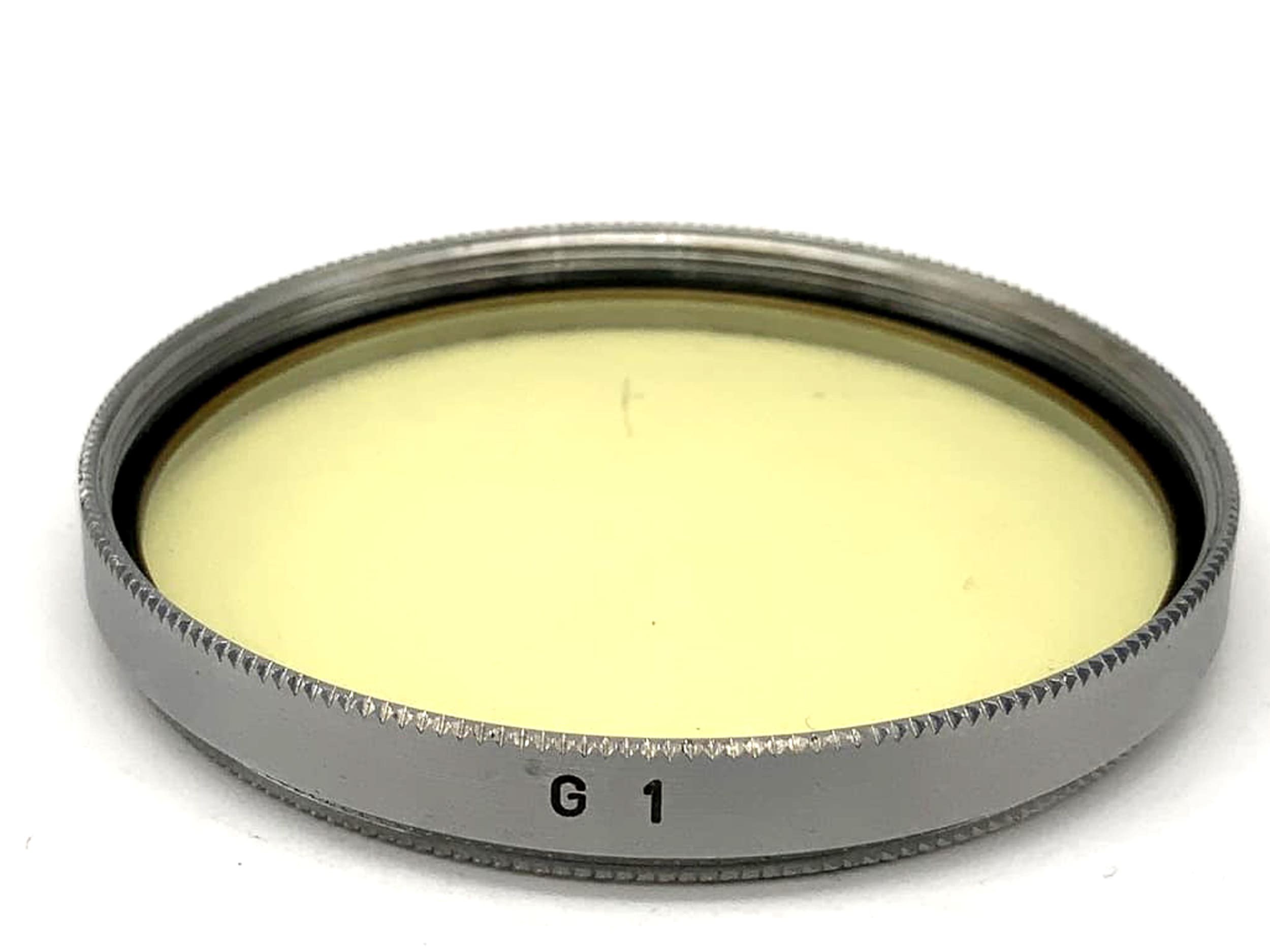 Pentacon Farbfilter Gelbfilter gelb yellow G1 Filter 49mm Kreisförmig M49
