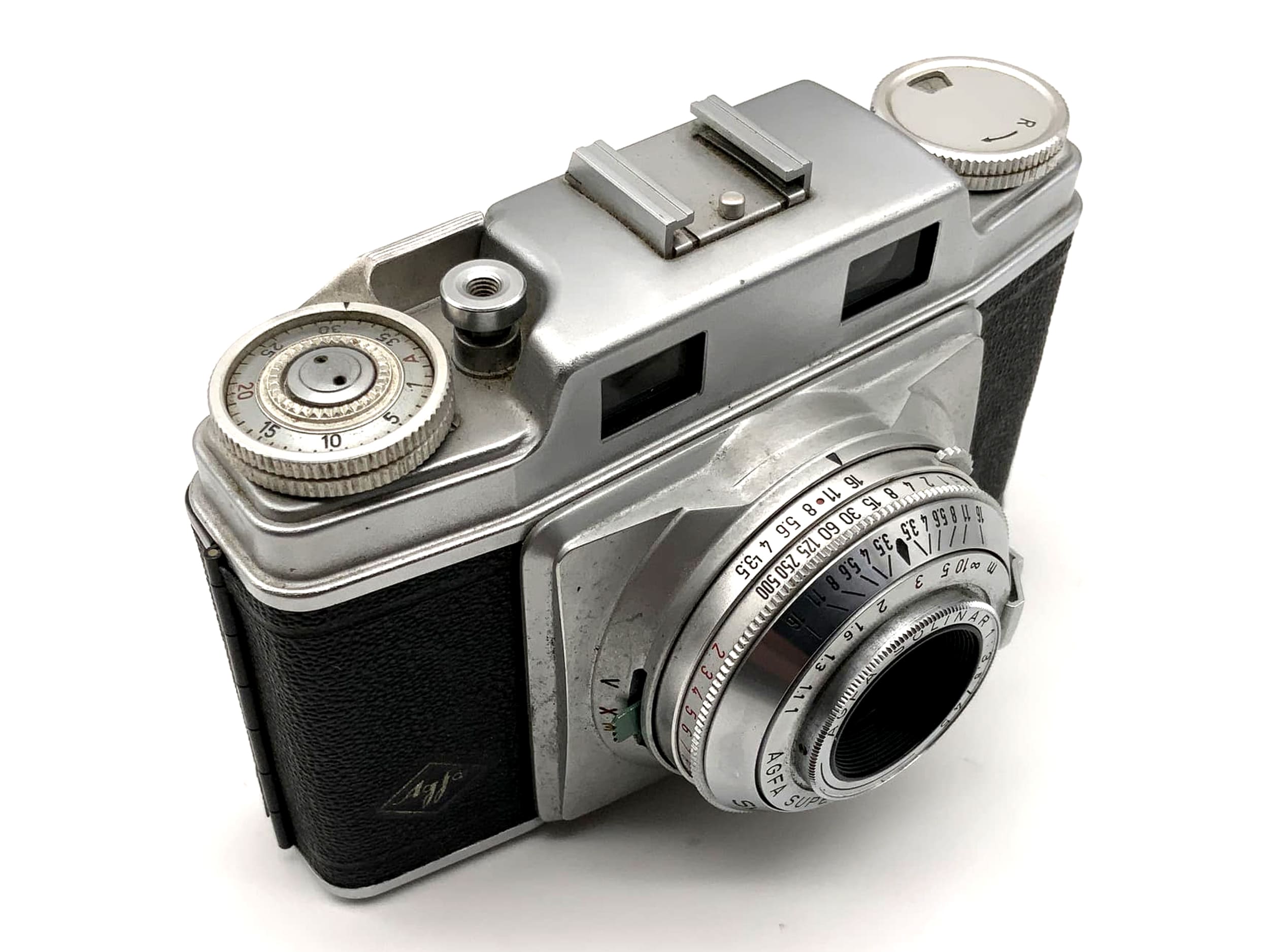 Agfa Synchro Compur Sucherkamera mit Solinar 45mm 1:3.5 35mm Kompaktkamera