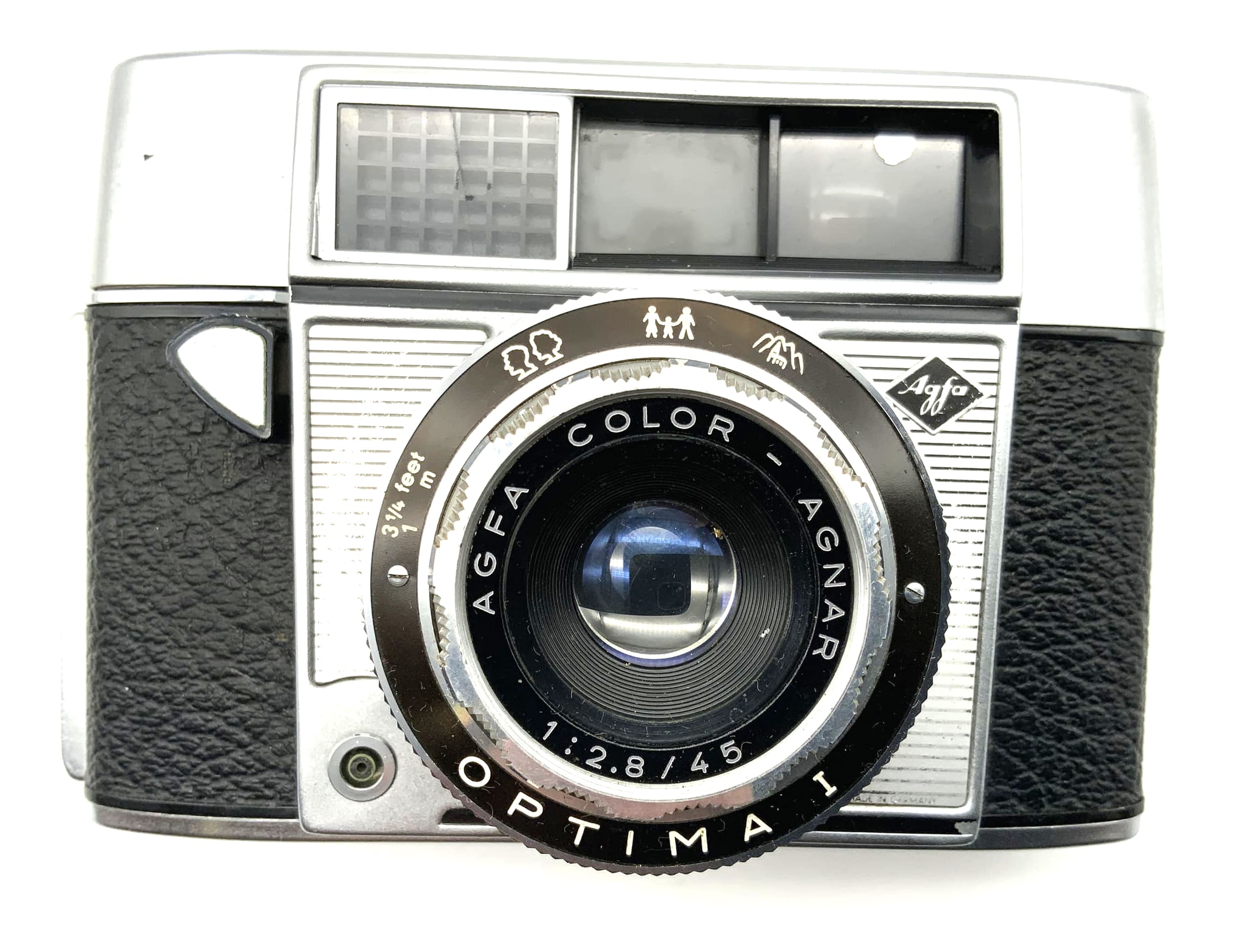 Agfa Optima I Sucherkamera mit Color Agnar 45mm 1:2.8 35mm Kompaktkamera 1