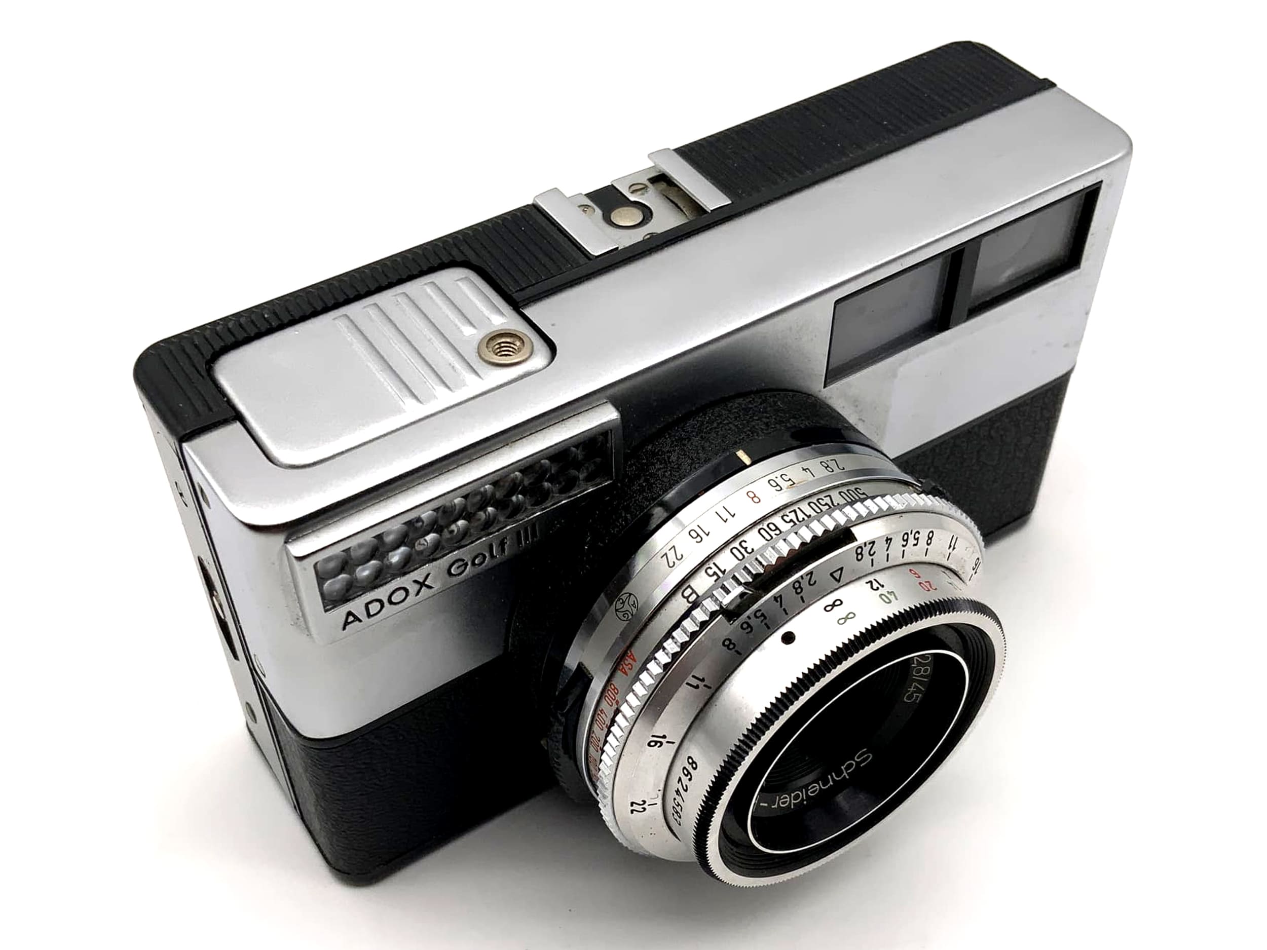 Adox Golf IIIA Sucherkamera mit Schneider Kreuznach Radionar L 45mm 1:2.8 35mm