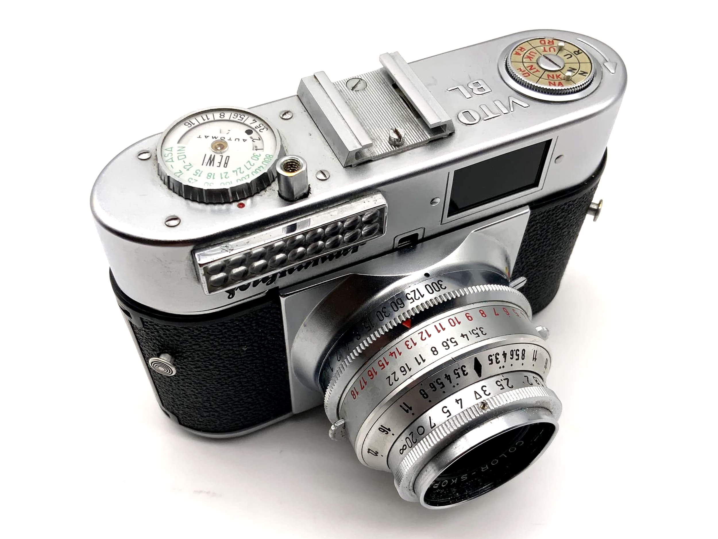 Voigtländer Vito BL Sucherkamera mit Color Skopar 50mm 1:3.5 35mm Prontor SVS