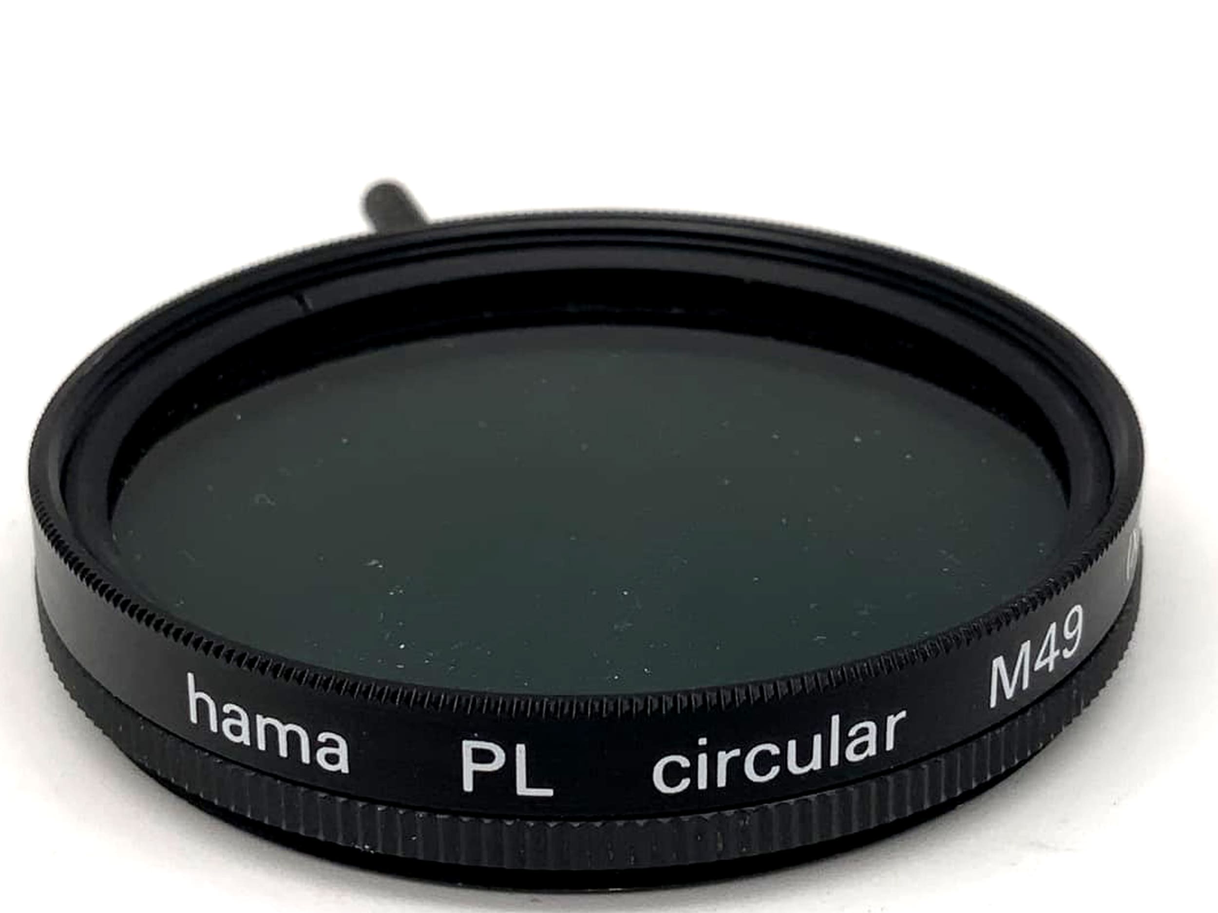 Hama Polfilter PL Circular M49 (XXII) Filter 49mm Kreisförmig Filtergewinde M49