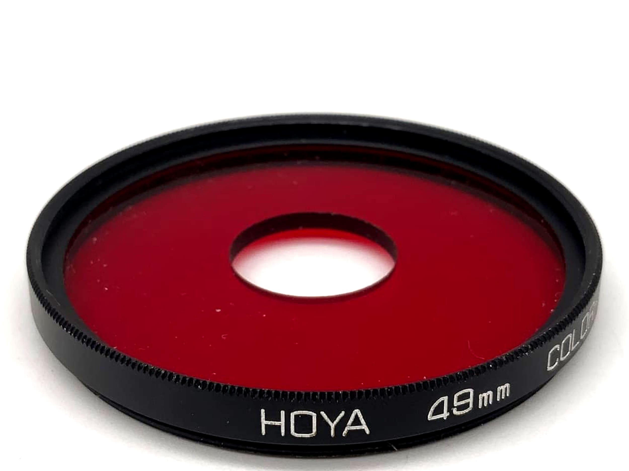 Hoya Farbfilter Color-Spot (Red) rot Filter 49mm Kreisförmig Filtergewinde M49