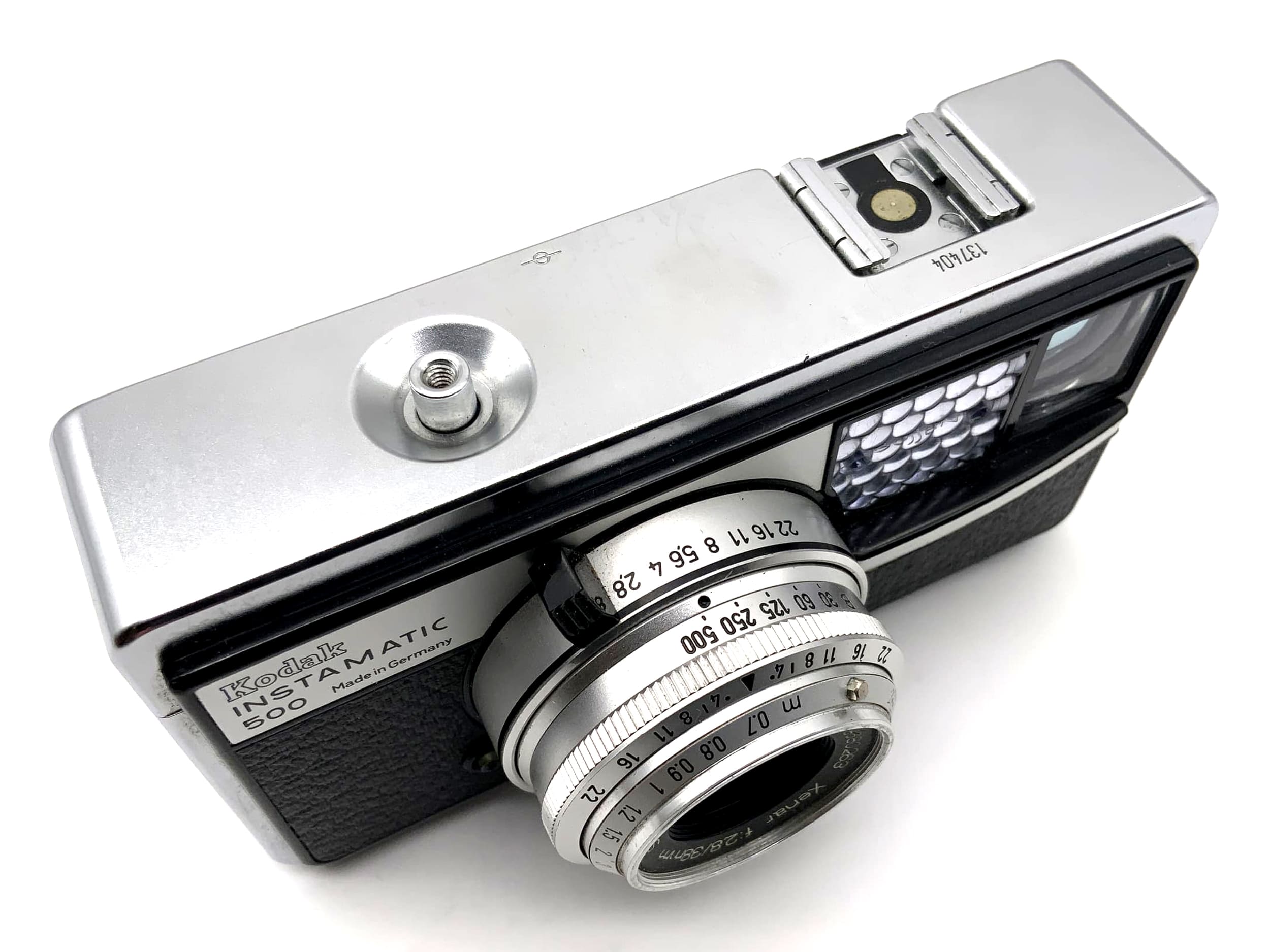 Kodak Instamatic 500 Sucherkamera mit Xenar 38mm 1:2.8 35mm Kompaktkamera