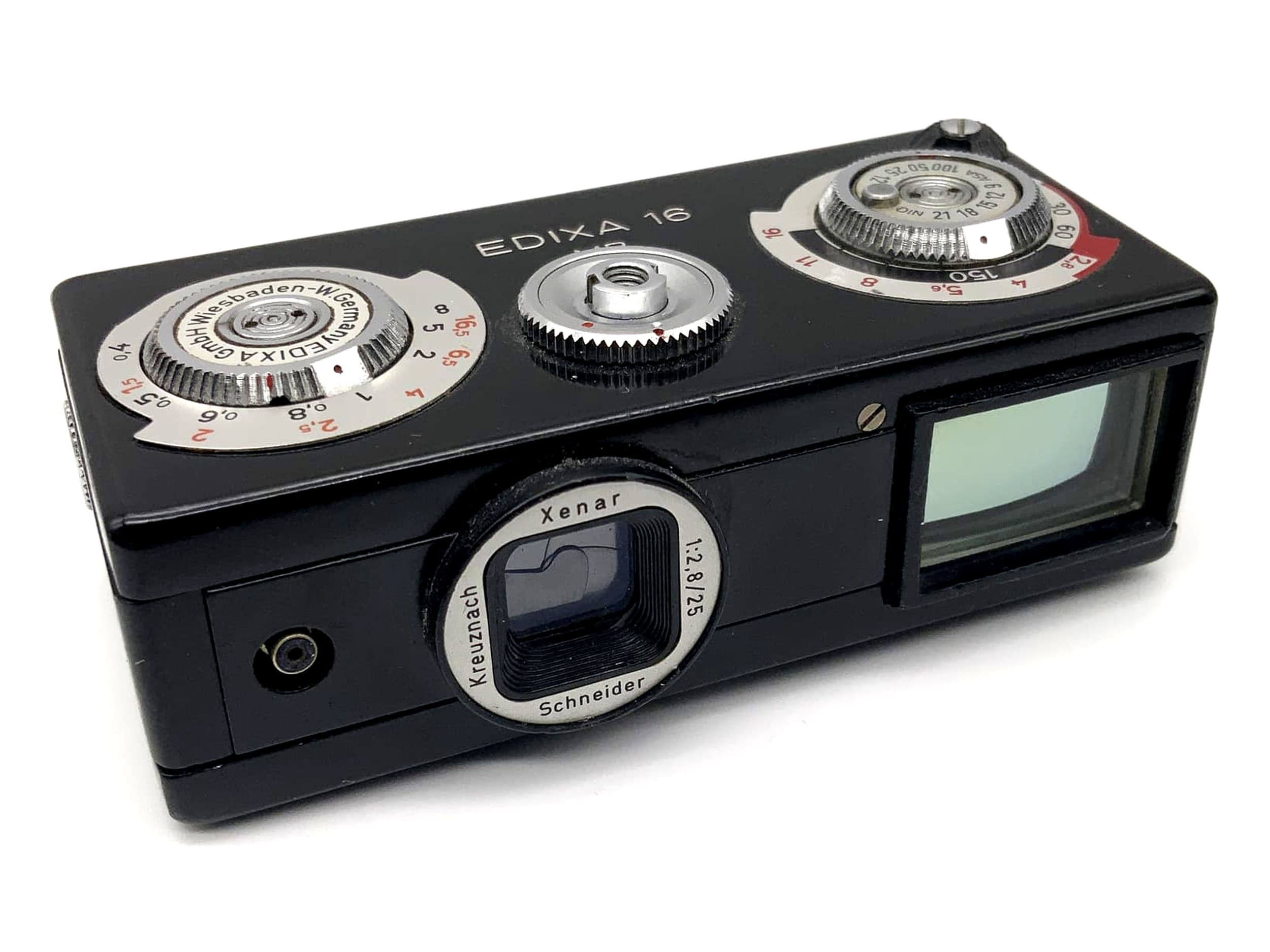 Edixa 16 MB mit Schneider Kreuznach Xenar 1:2.8/25 Miniaturkamera Spy Cam