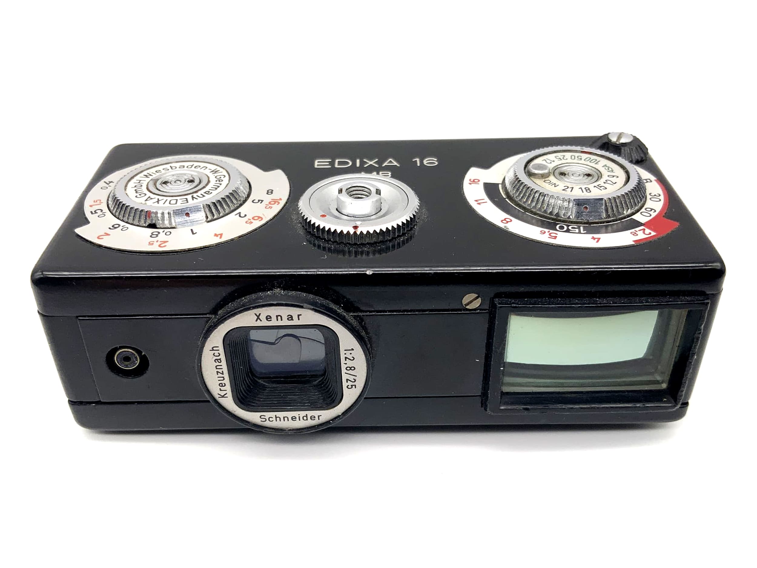Edixa 16 MB mit Schneider Kreuznach Xenar 1:2.8/25 Miniaturkamera Spy Cam