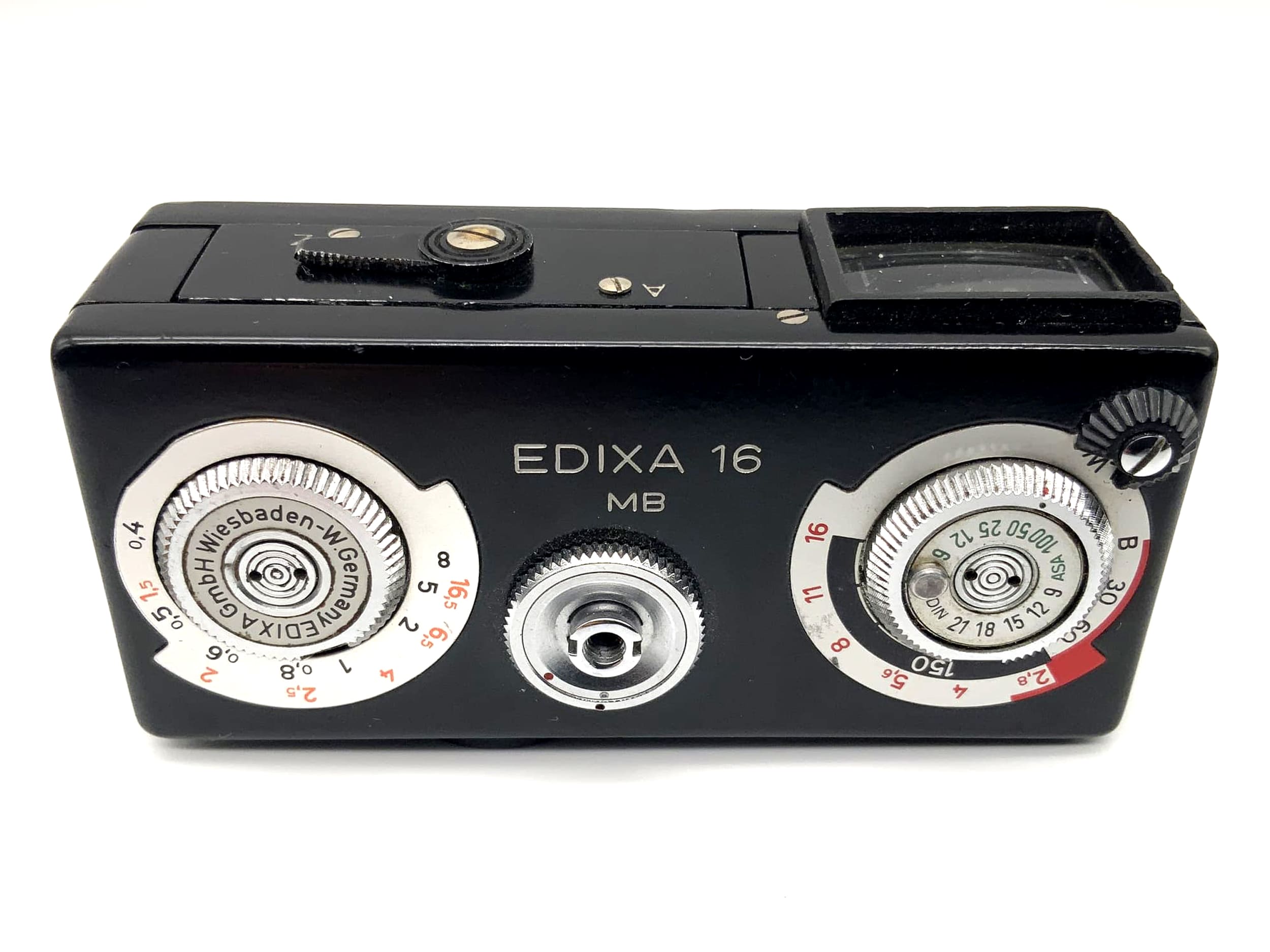 Edixa 16 MB mit Schneider Kreuznach Xenar 1:2.8/25 Miniaturkamera Spy Cam