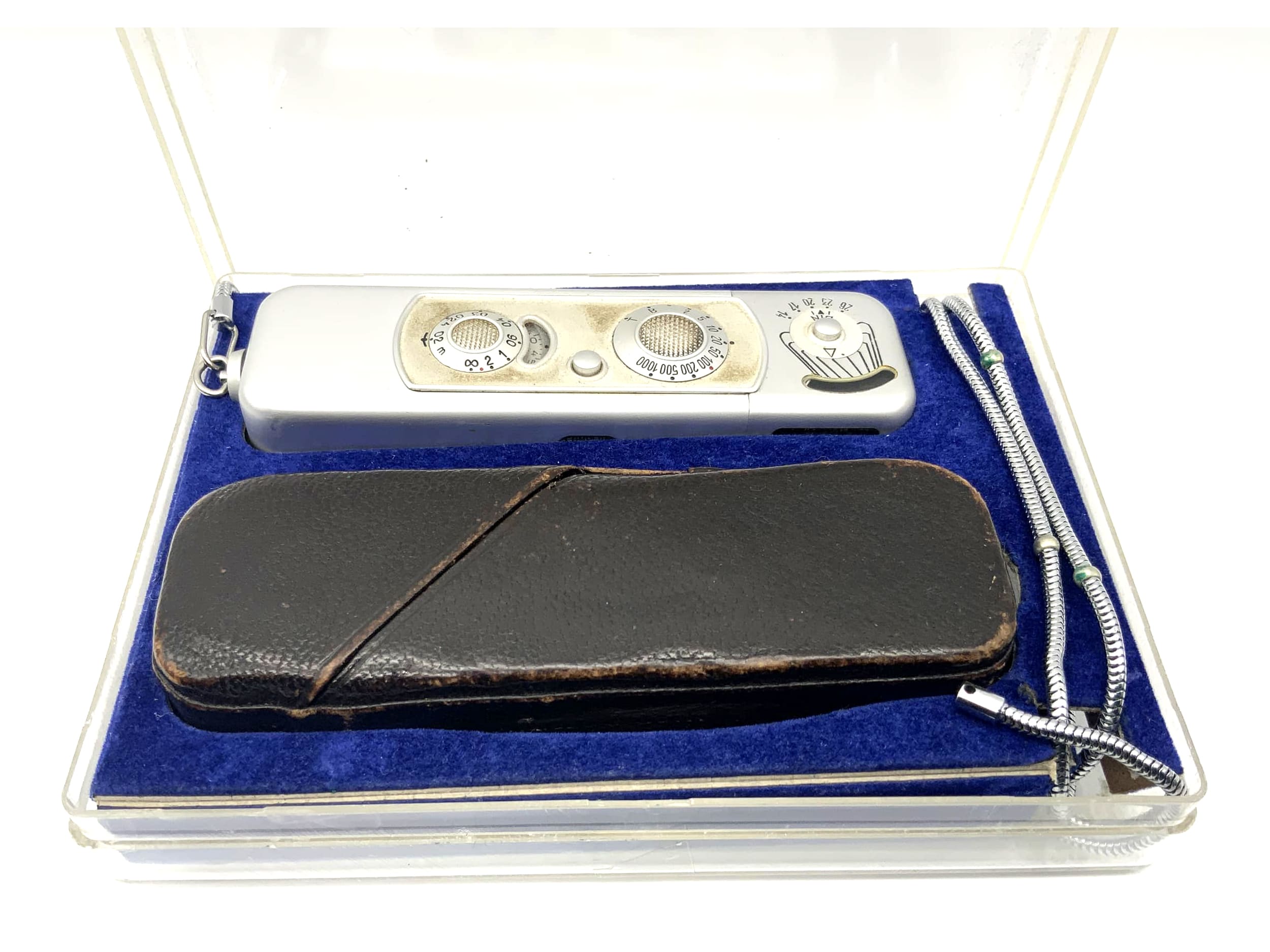 Minox B mit Complan 1:3.5 f=15mm mit OVP und Tasche Miniaturkamera Spy Cam