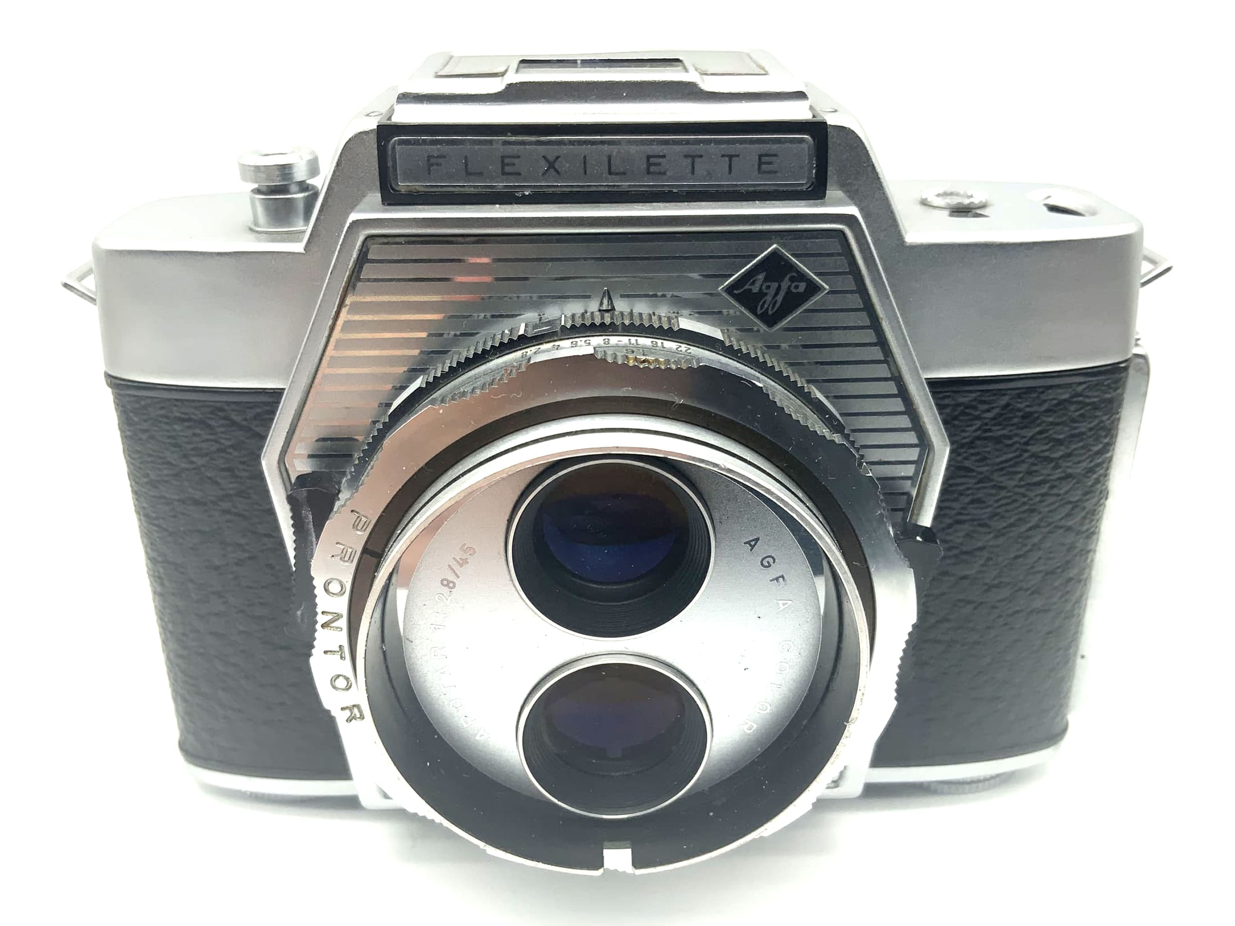 Agfa Flexilette Prontor 35mm Spiegelreflex SLR analog  (Color Apotar 1:2.8/45)