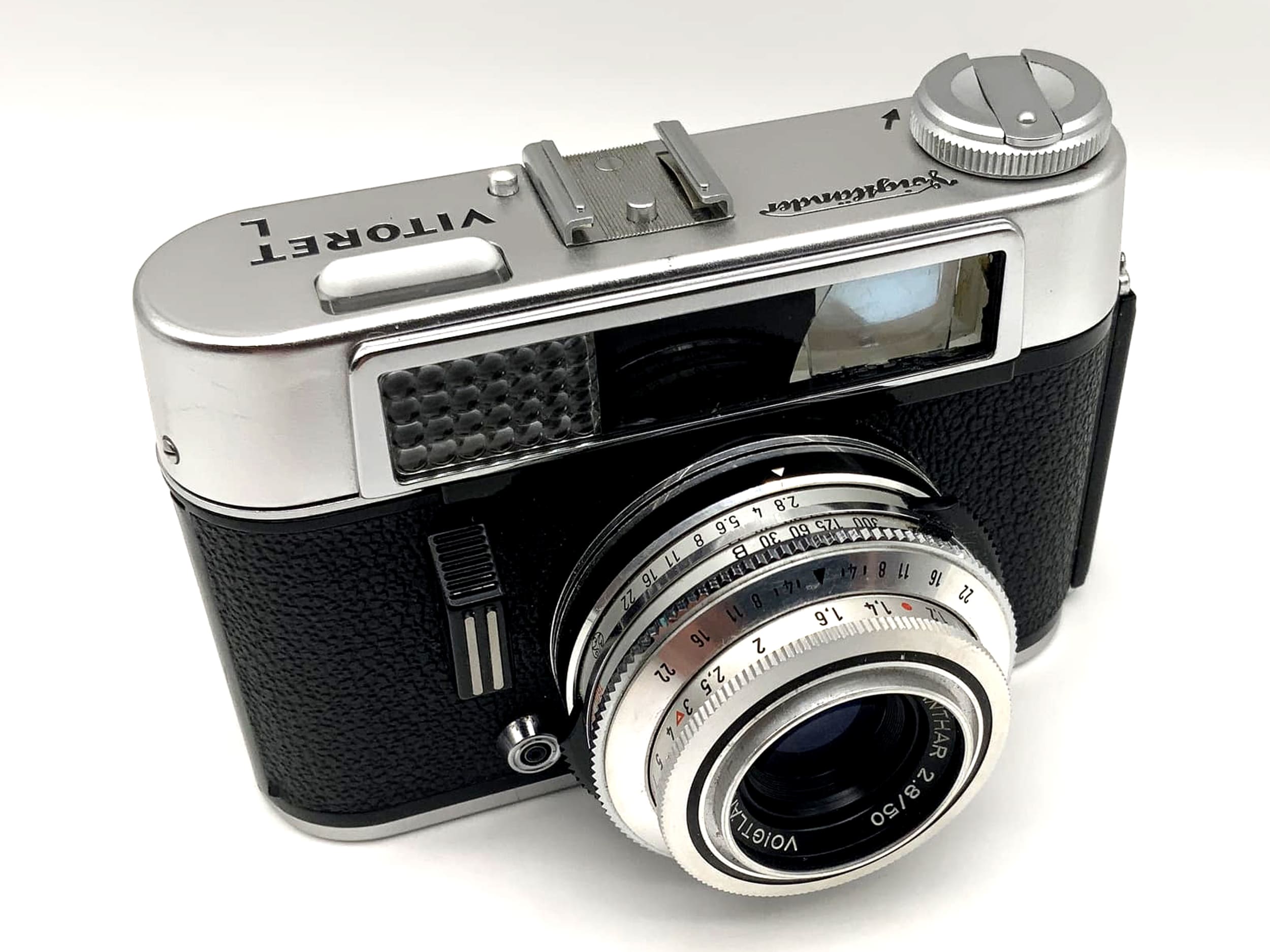 Voigtländer Vitoret L Sucherkamera mit Lanthar 50mm 1:2.8 35mm Kompaktkamera