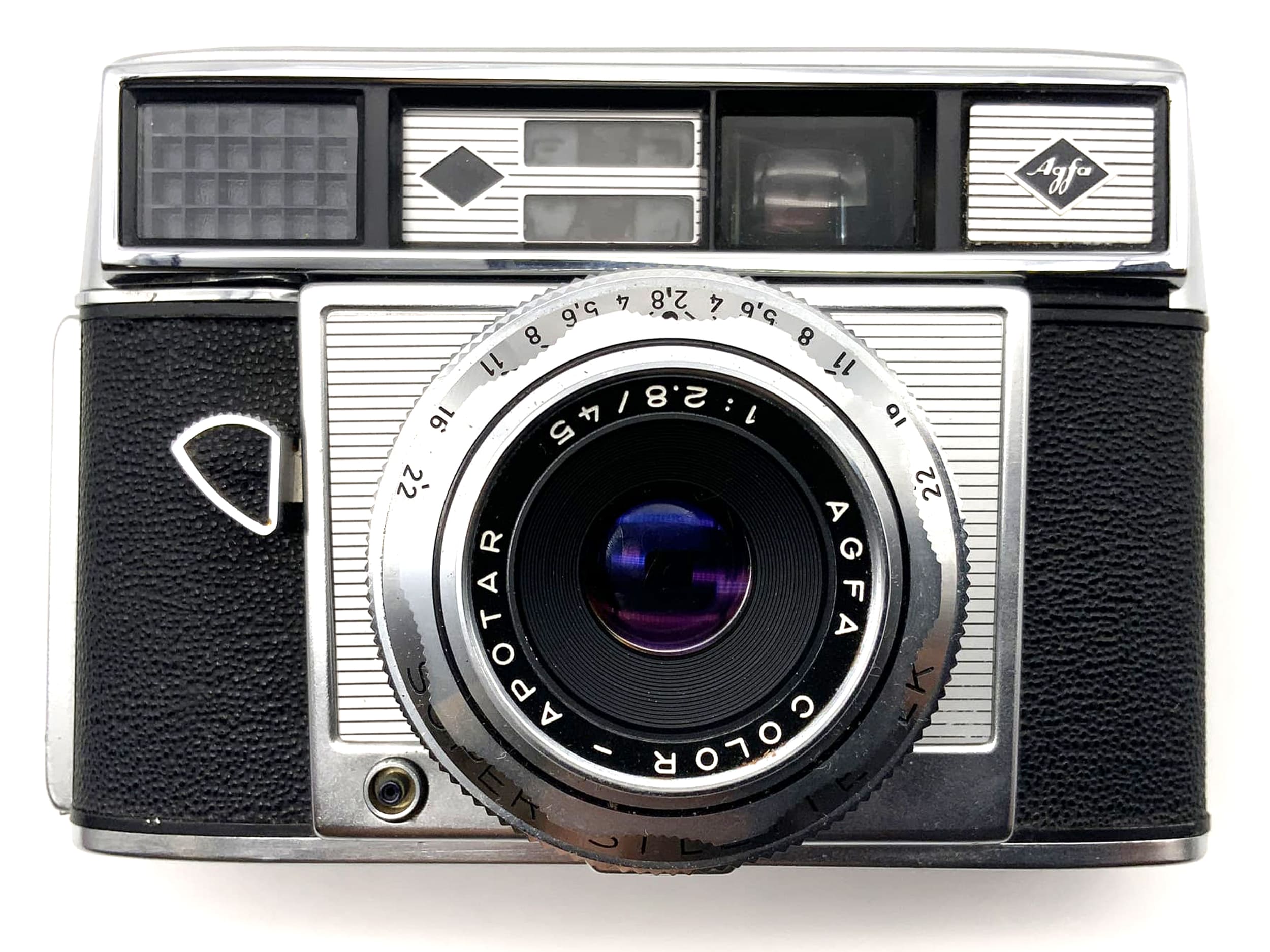 Agfa Super Silette-LK Sucherkamera mit Apotar 45mm 1:2.8 35mm Kompaktkamera