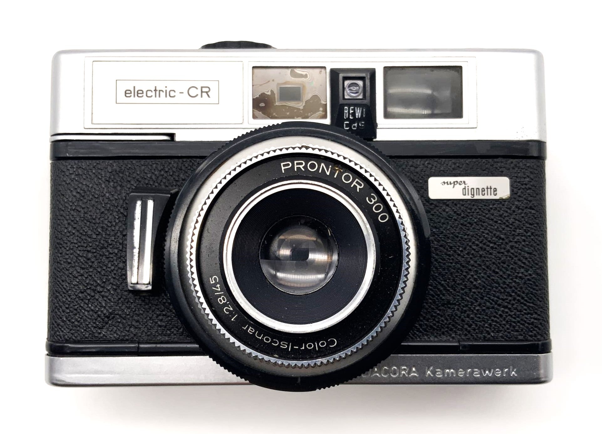 Dacora super dignette Sucherkamera mit Isconar 45mm 1:2.8 35mm electric CR