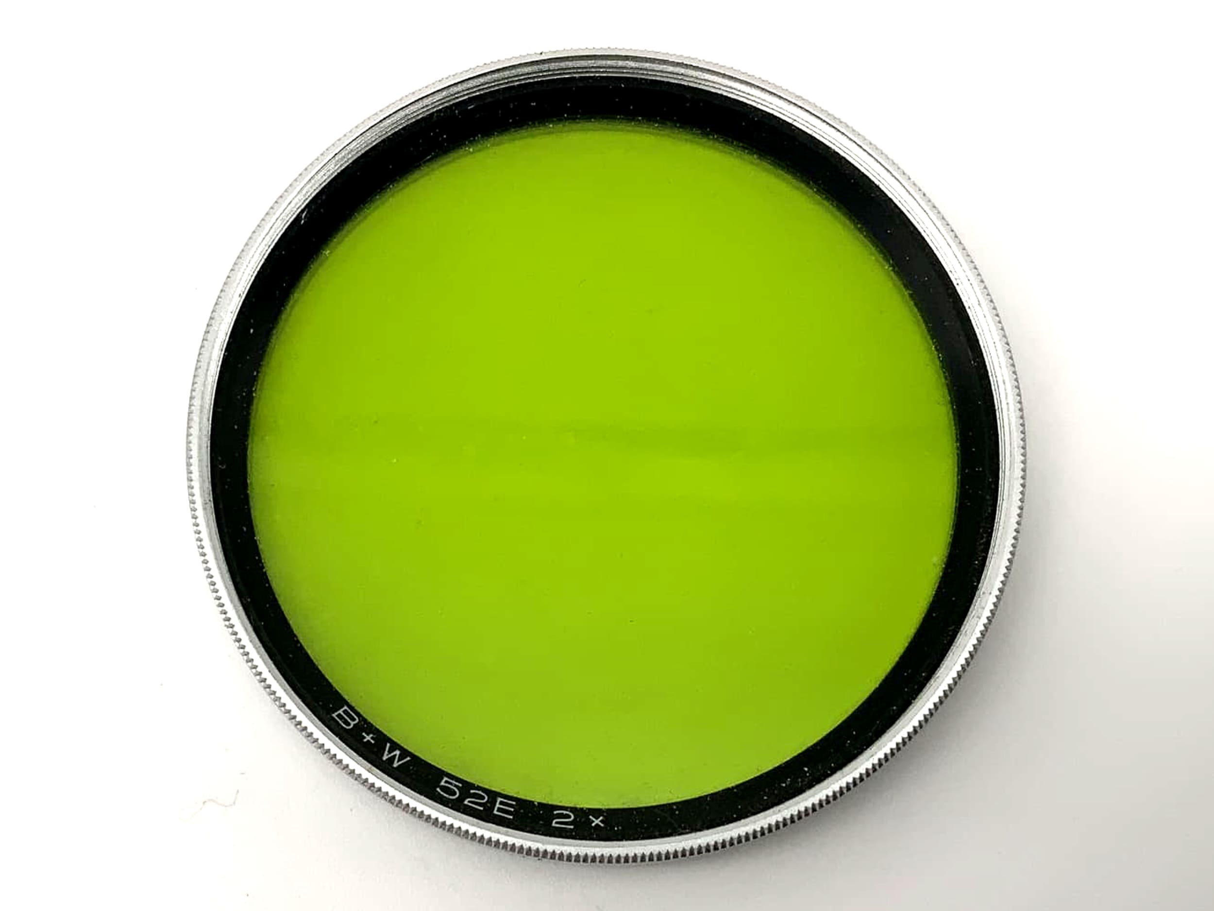 B+W Farbfilter 2x Grün Green Filter 52mm Kreisförmig Filtergewinde M52