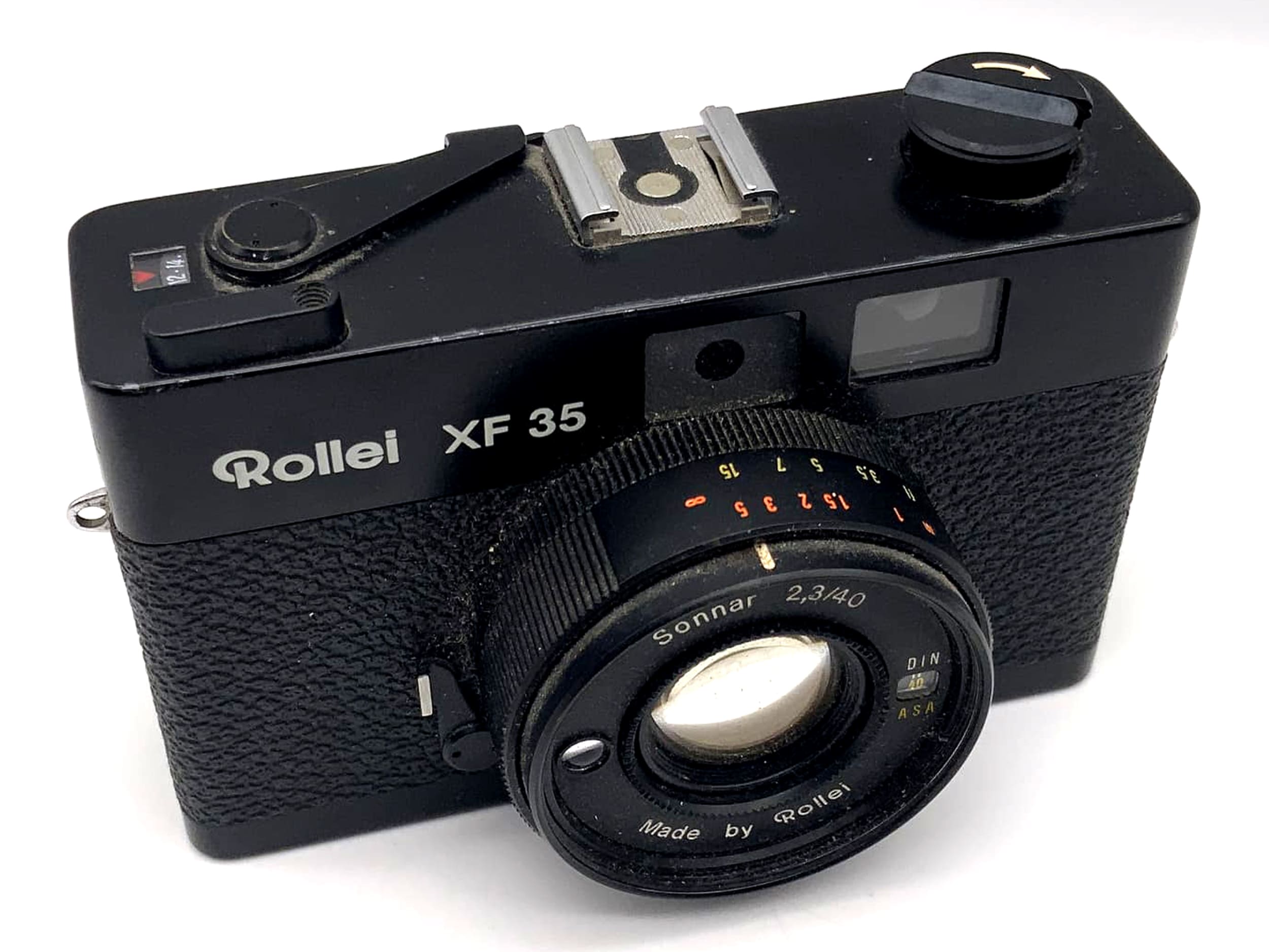 Rollei XF 35 Sucherkamera mit Sonnar 40mm 1:2.3 35mm Kompaktkamera Defekt