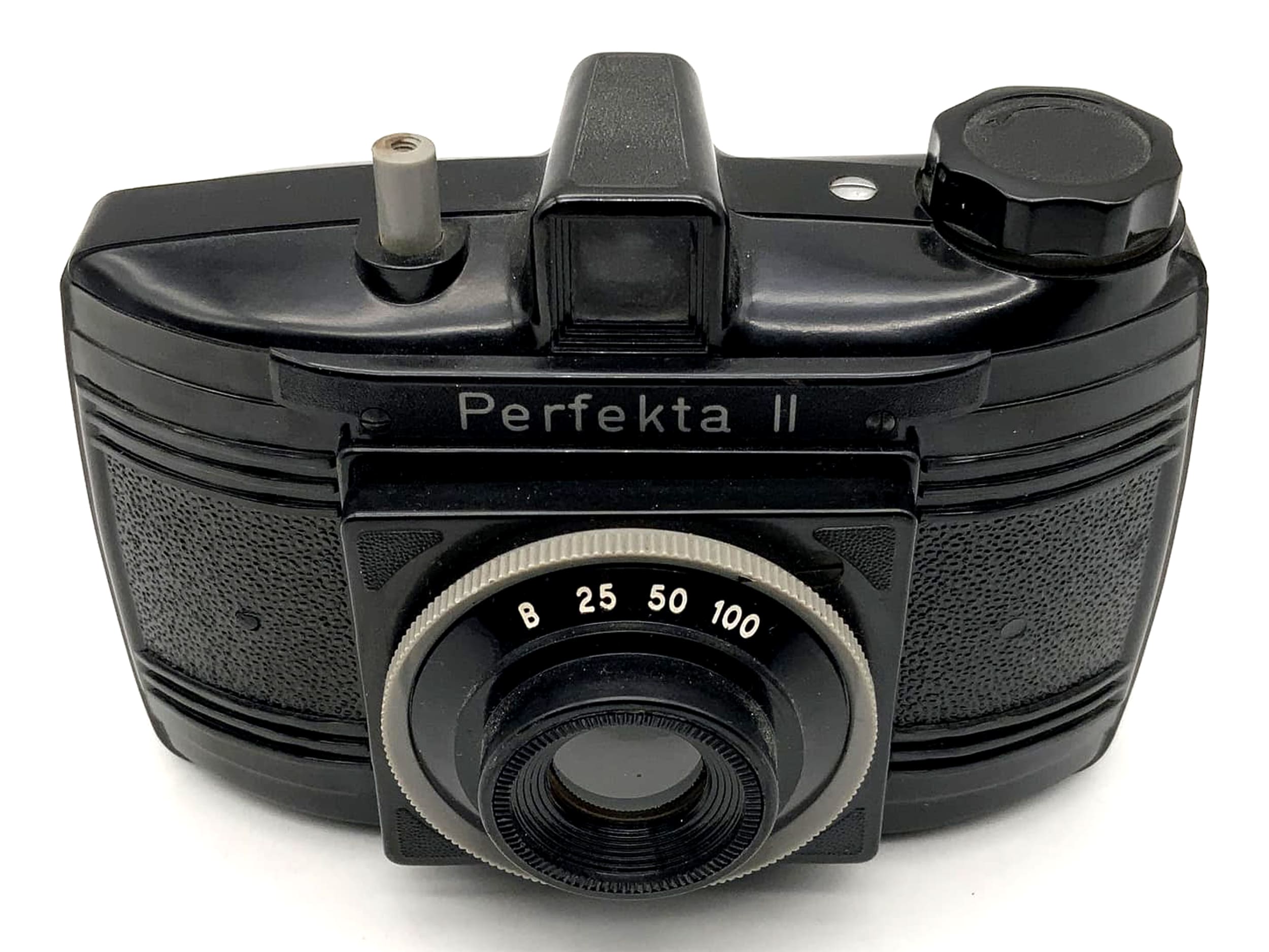 VEB Perfekta II Rollfilmkamera mit Achromat 1:7.7/80 Rheinmetall