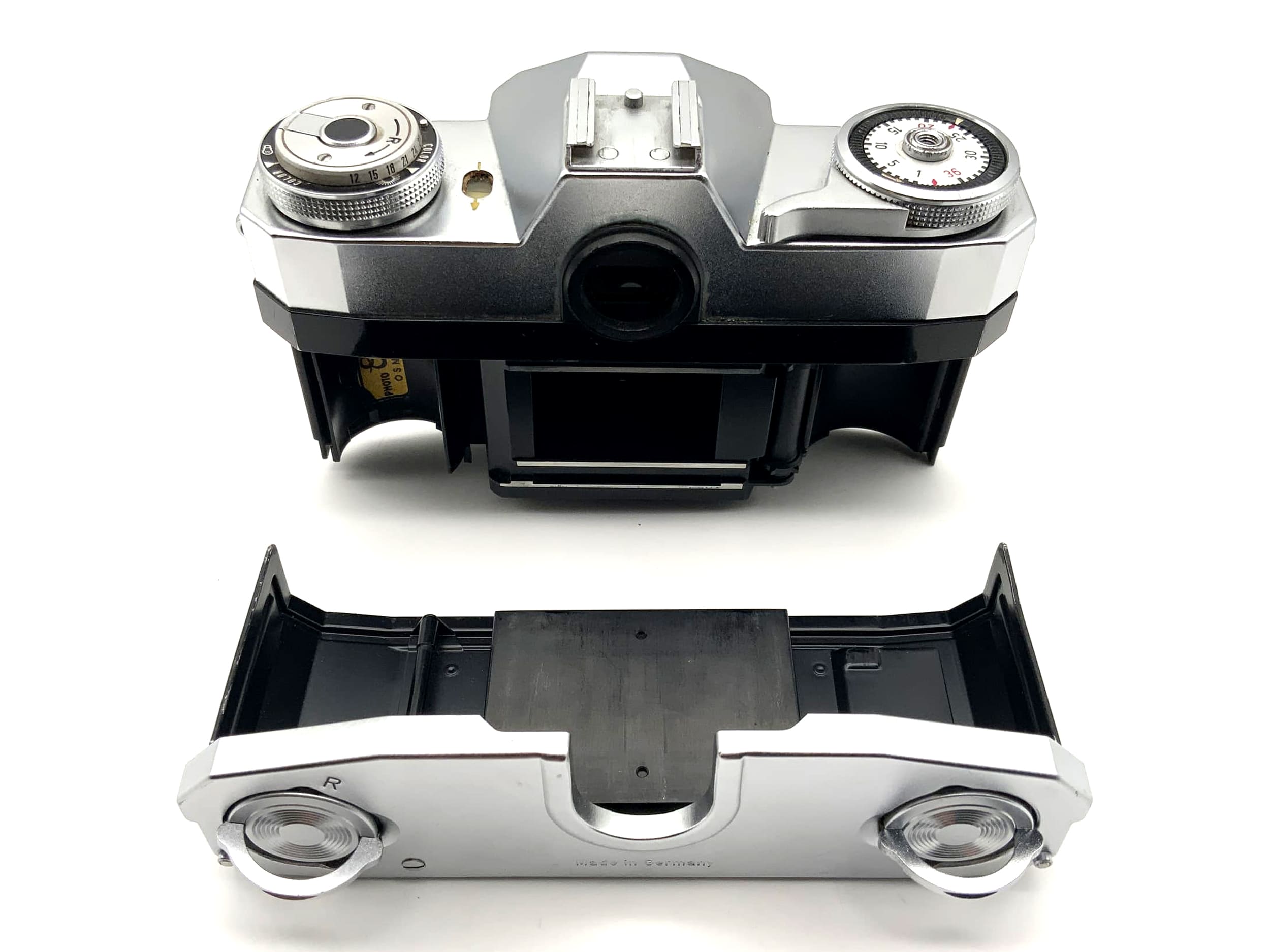 Zeiss Ikon Contaflex Spiegelreflexkamera SLR Beli defekt! Mit Tessar 50mm 1:2.8