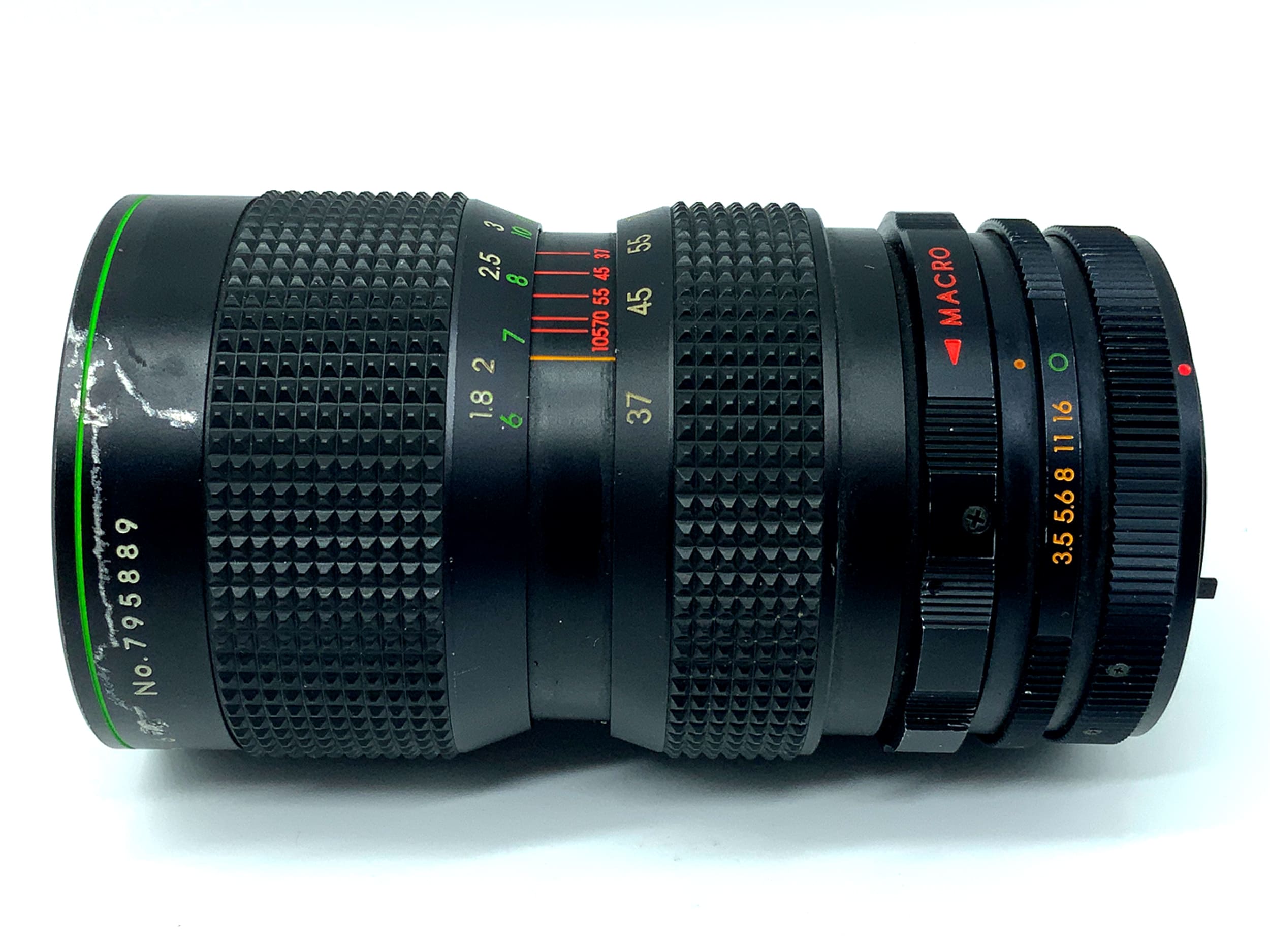 Hanimex 37-105mm 1:3.5 Objektiv Automatic zoom MC Zoomobjektiv (Canon FD)