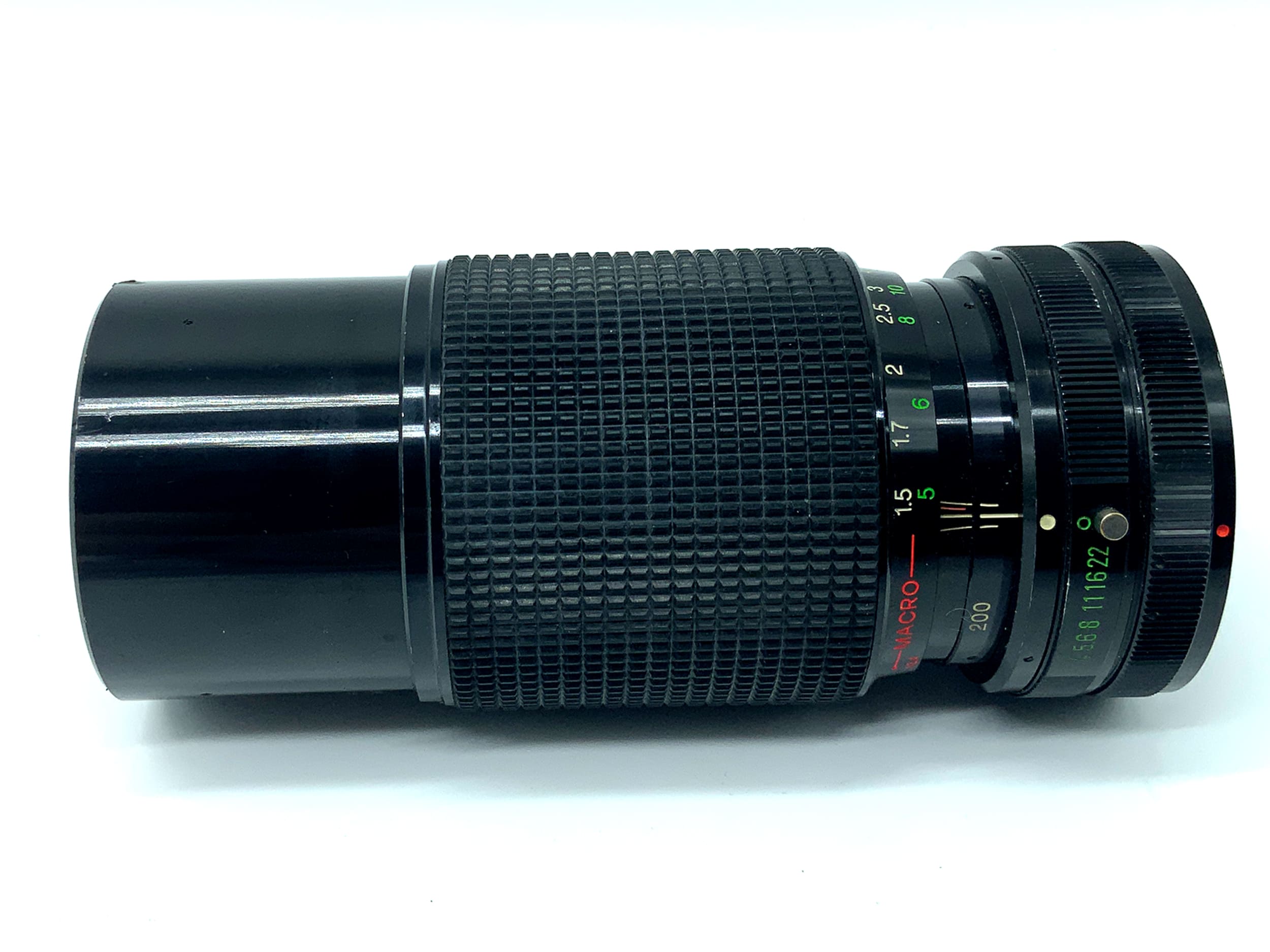 Hanimex 80-200mm 1:4 Objektiv Hi.Tec Auto Zoom Macro Zoomobjektiv (Canon FD)