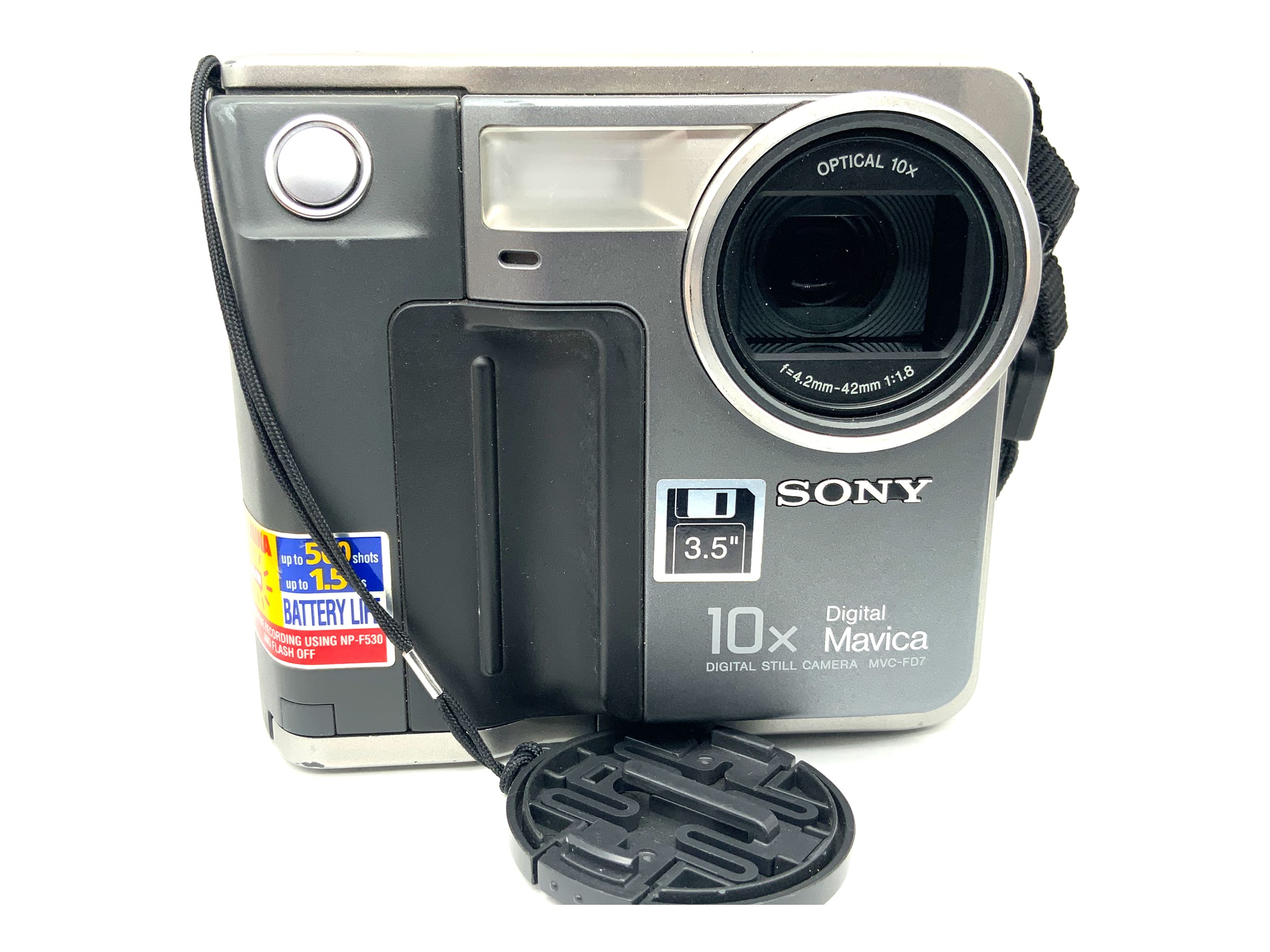 Sony Digital Still Camera MVC-FD7 Camcorder 10x f=4.2-42mm 1:1.8 Diskettenkamera