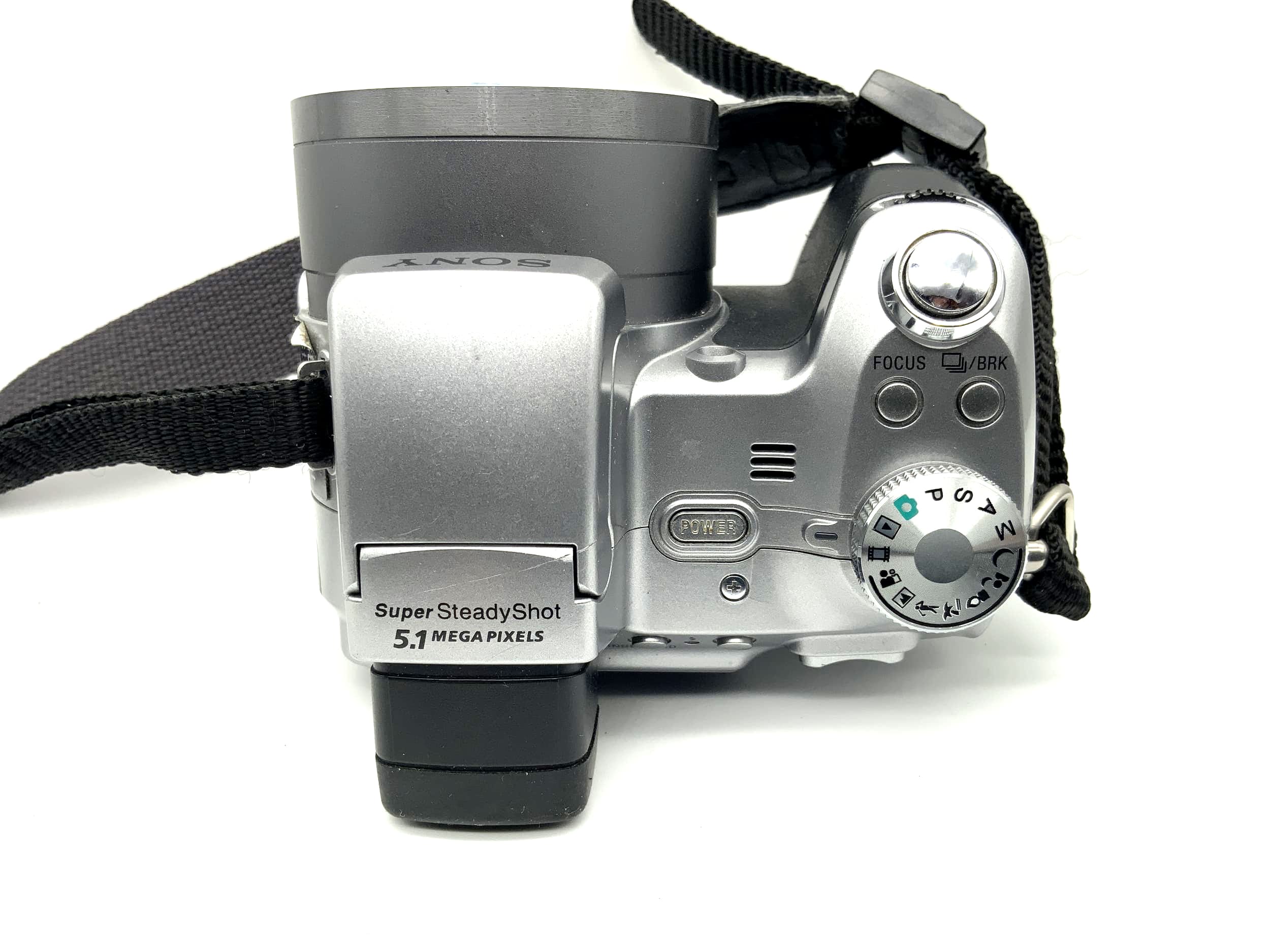 Sony Cybershot DSC-H1 mit Optical 12x Lens f=6.0-72.0mm 1:2.8-3.7 5.1 MP