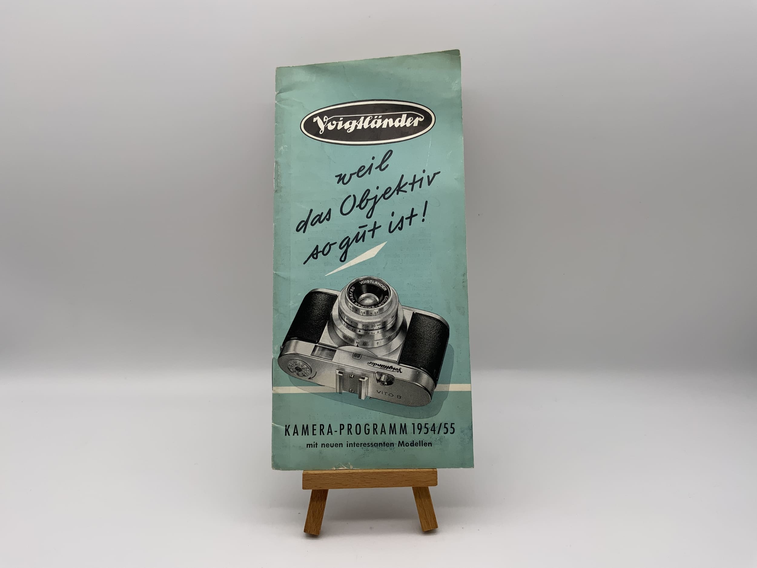Voigtländer Kamera-Programm 1954/55 Anleitung Deutsch