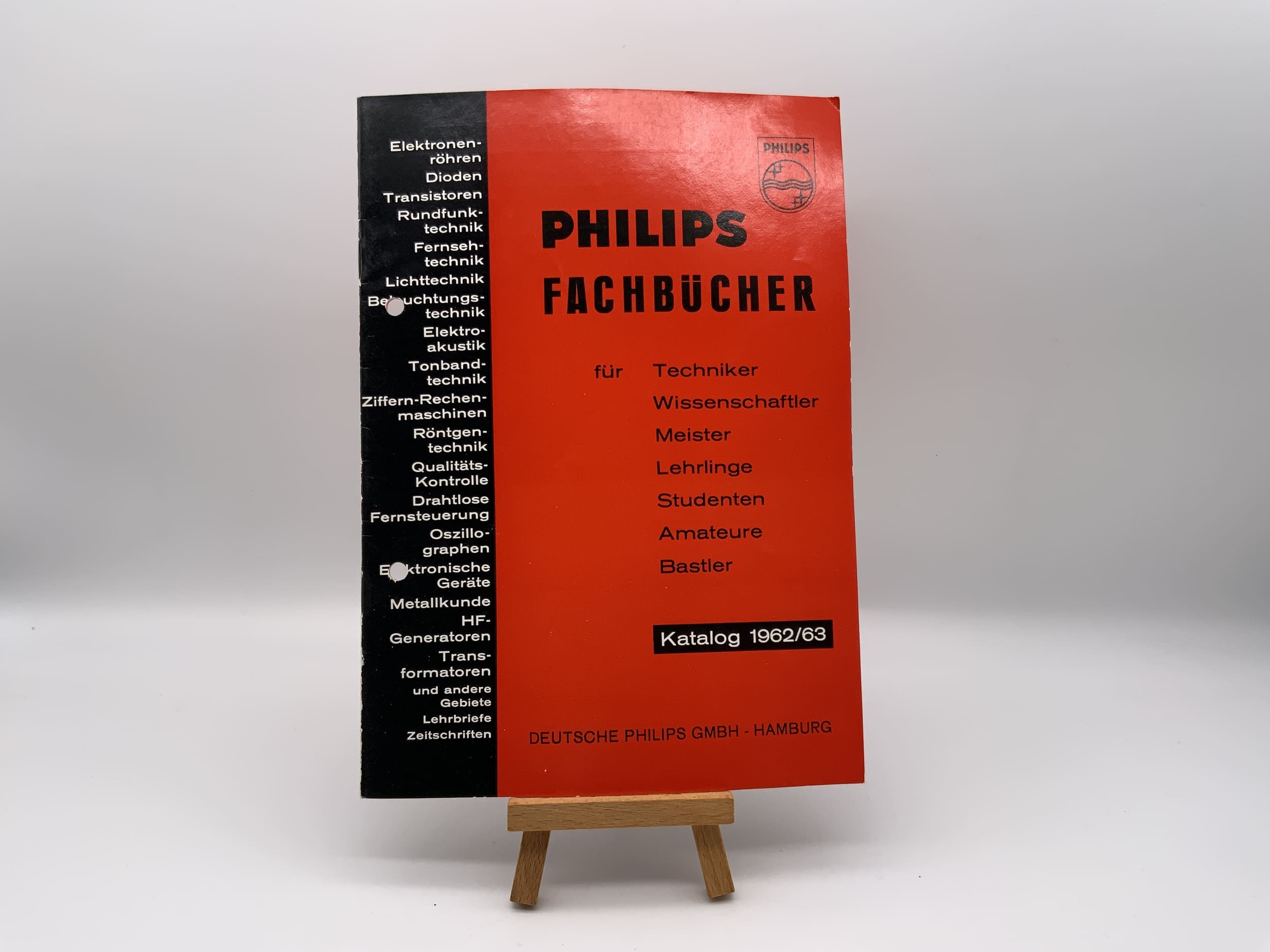 Philips Katalog 1962/63 Fachbücher Katalog Deutsch