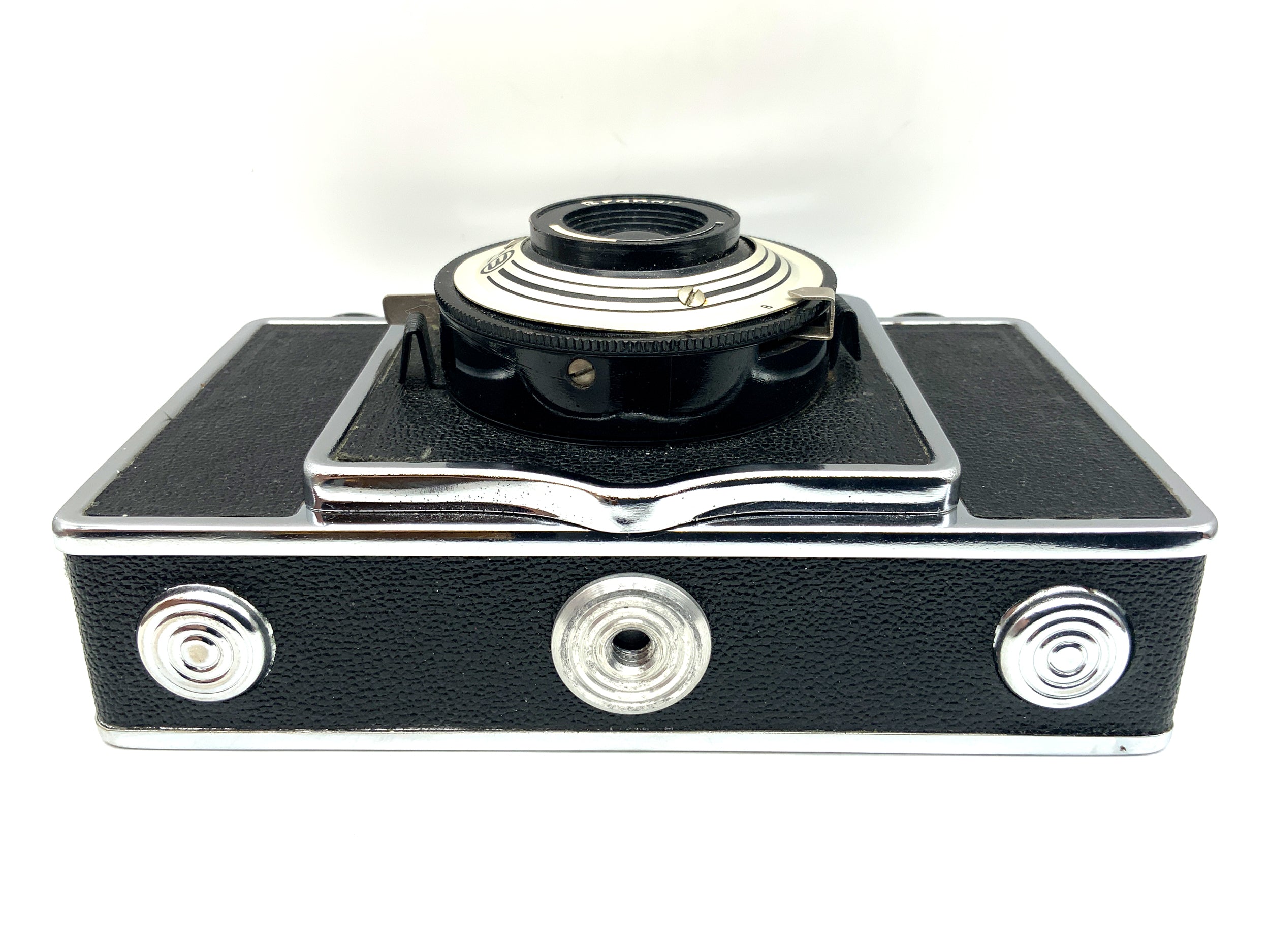 Welta Reporter Sucherkamera mit Branar 75mm Mittelformatkamera Analogkamera