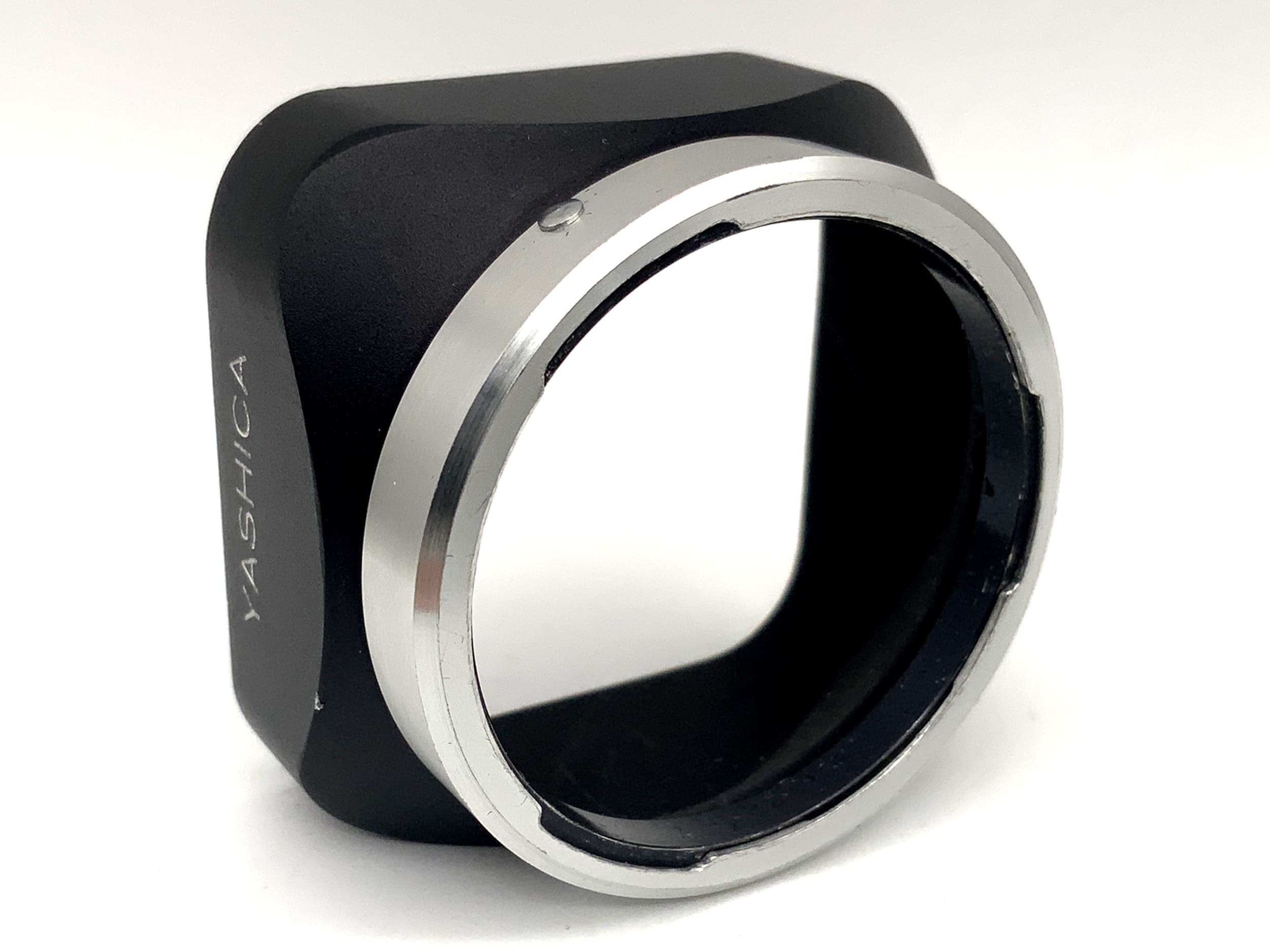 Yashica Mat 124G Gegenlichtblende Metall mit Tasche lenshood Sonnenblende