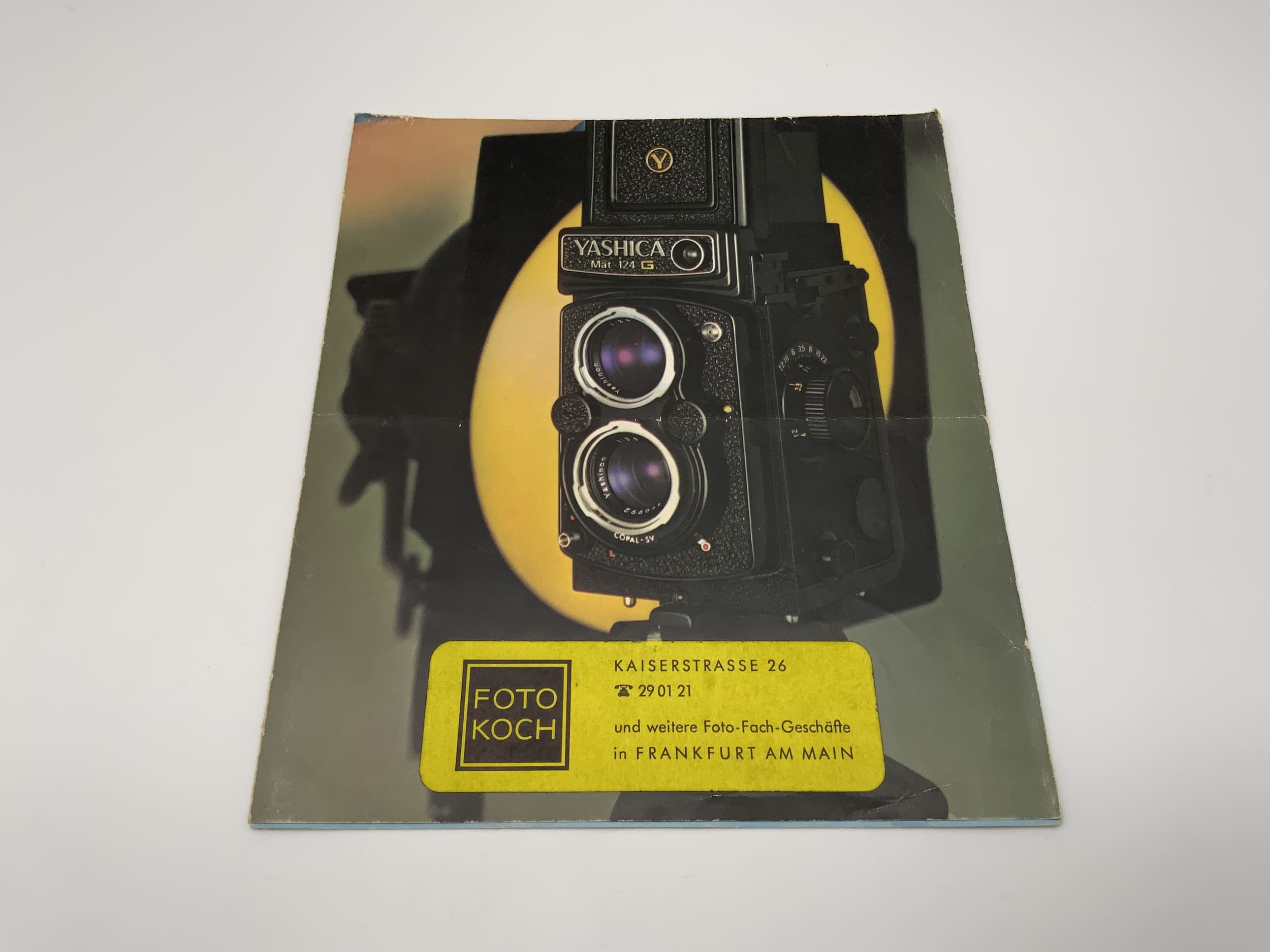 Yashica Mat 124G Infoblatt Deutsch