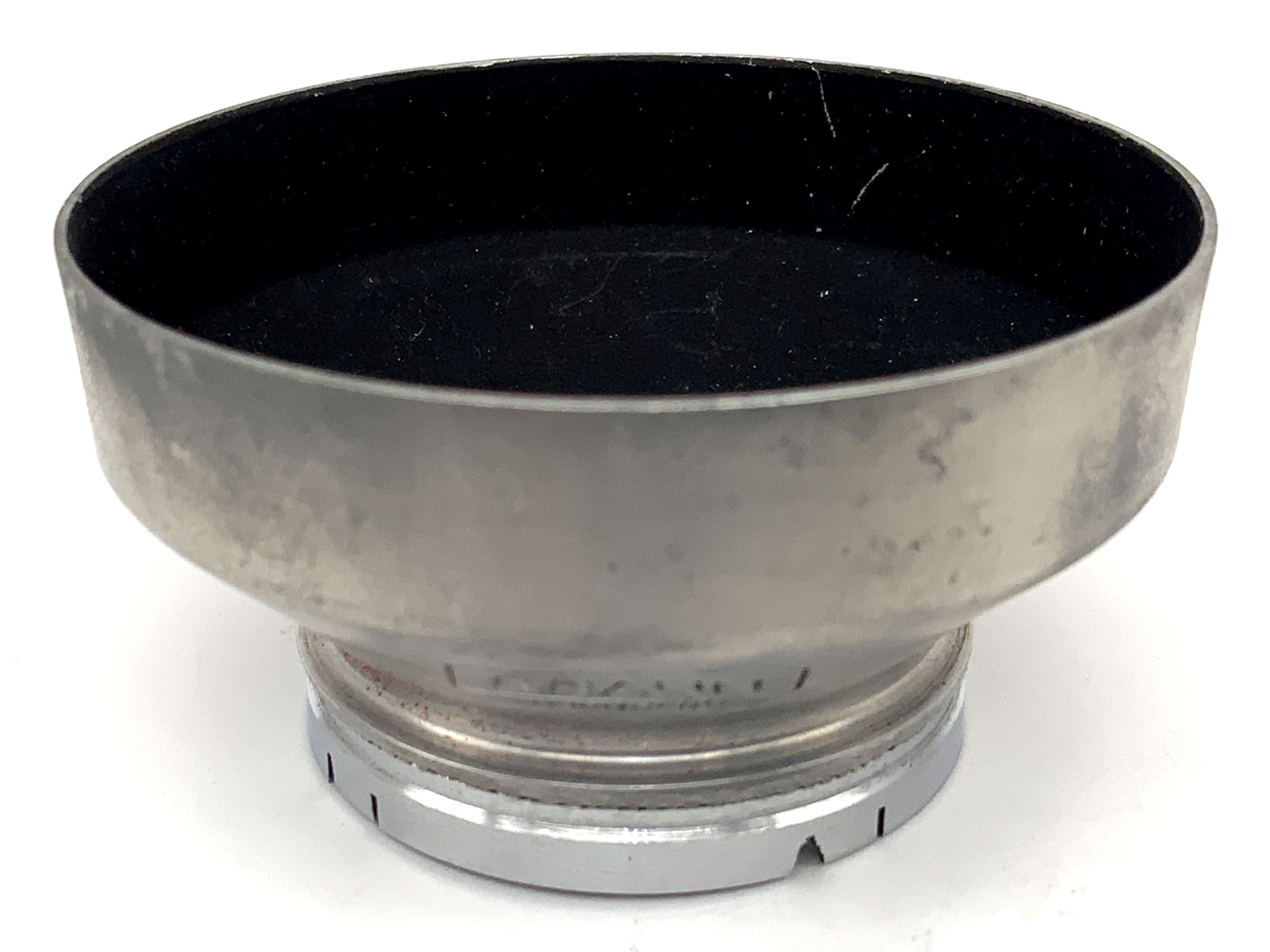 Braun 33,5mm Gegenlichtblende Alu Slip On Aufsteckblende lenshood Sonnenblende