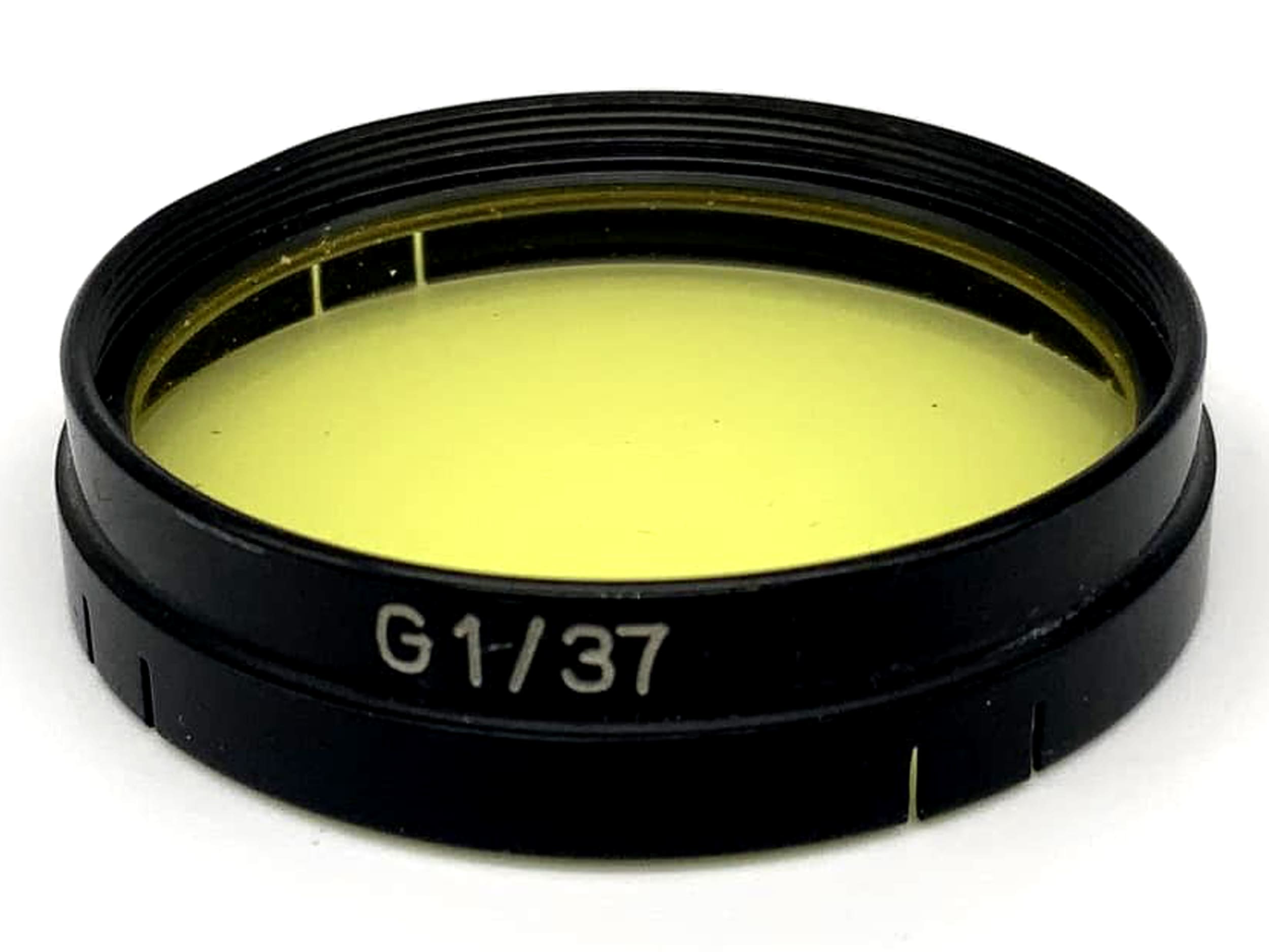 Carl Zeiss Farbfilter 37mm G1/37 Gelb Yellow colorfilter Steckfilter Slip On