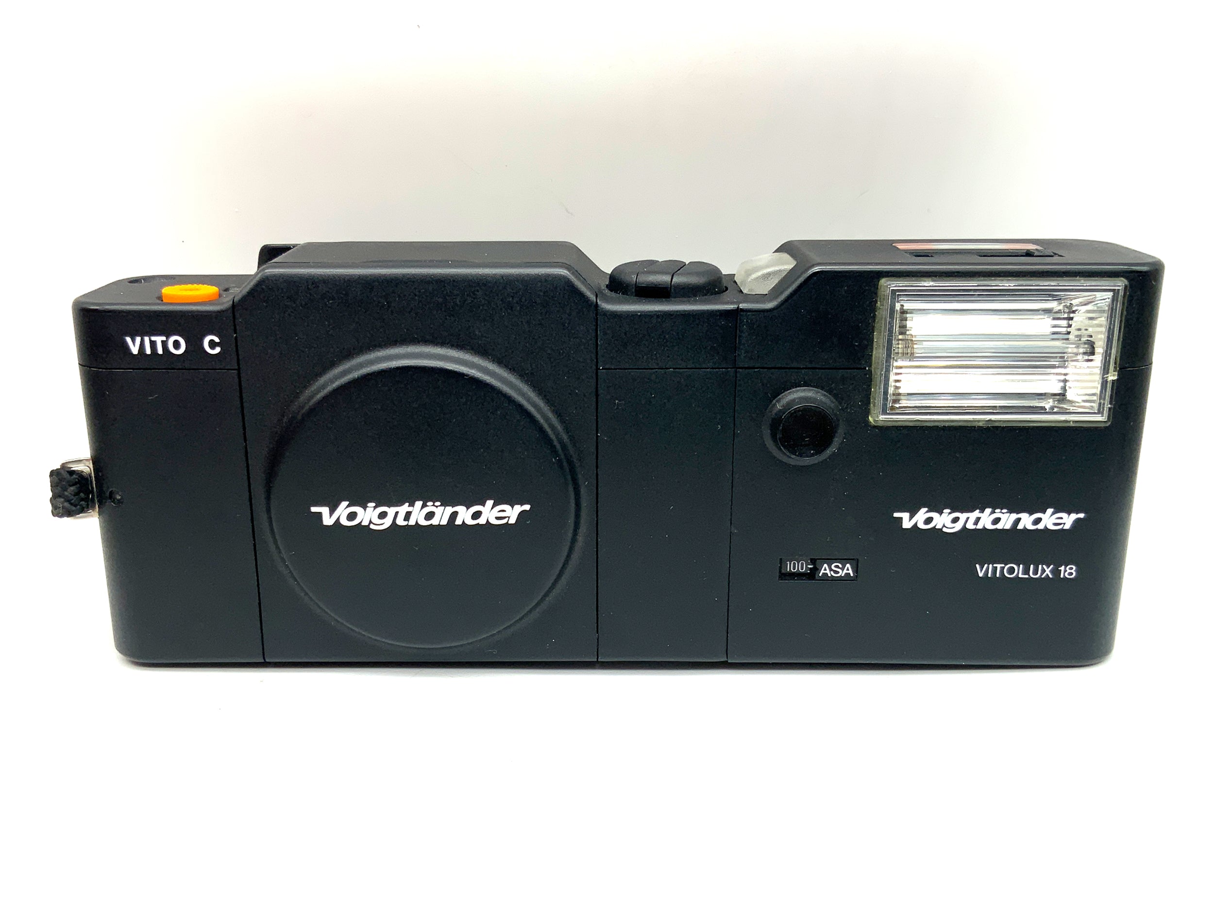 Voigtländer Vito C Sucherkamera mit Color Skopar 2.8/38 mit Blitz Vitolux 18