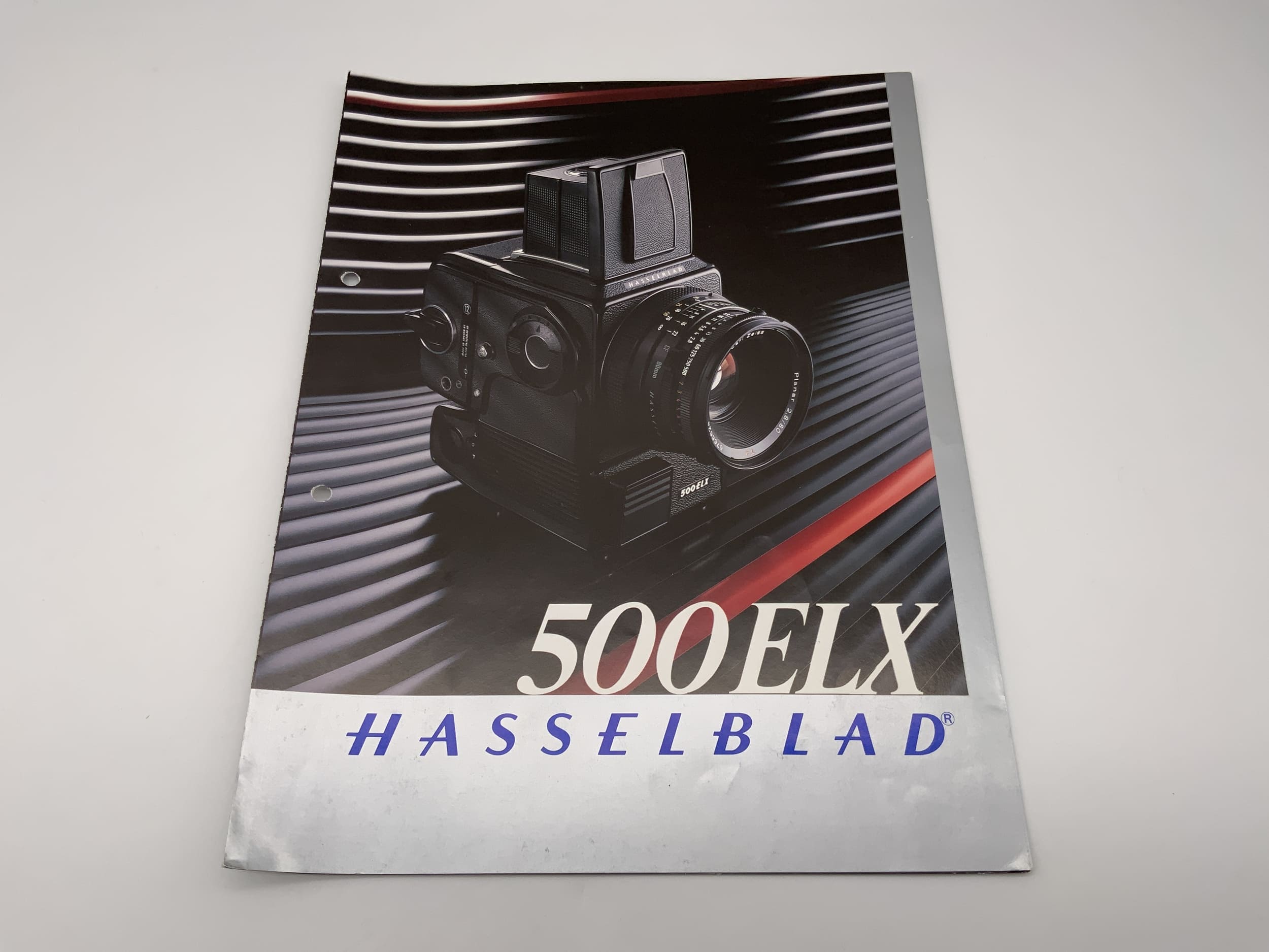 Hasselblad 500 ELX Infoheft Brochüre Englisch Heft Prospekt Magazine