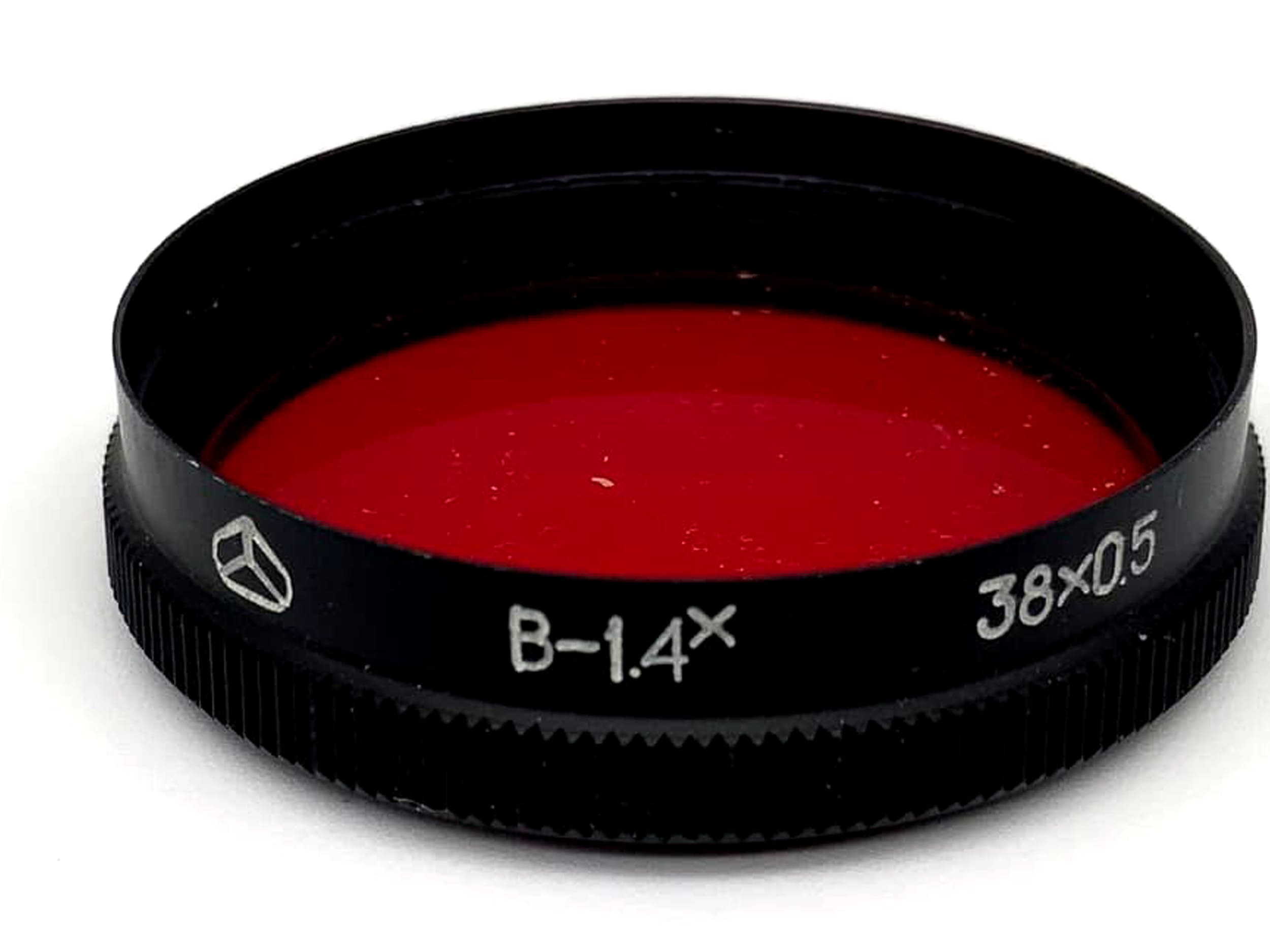 Zenit Farbfilter 38mm Rot Innengewinde B-1,4x 38x0,5 red colorfilter