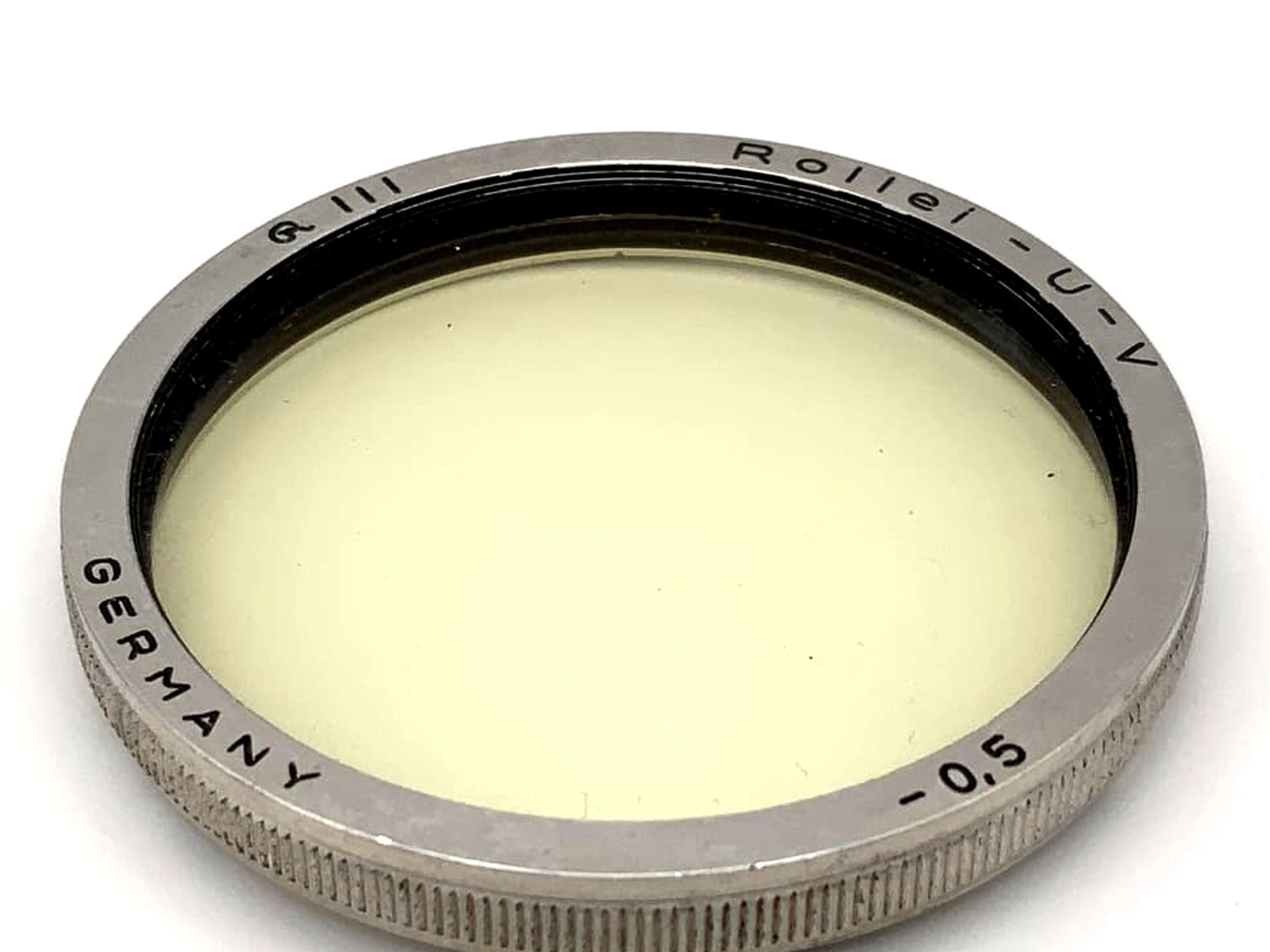 Rollei UV Filter Bajonett 3 Bay III -0,5 für Rolleiflex RIII
