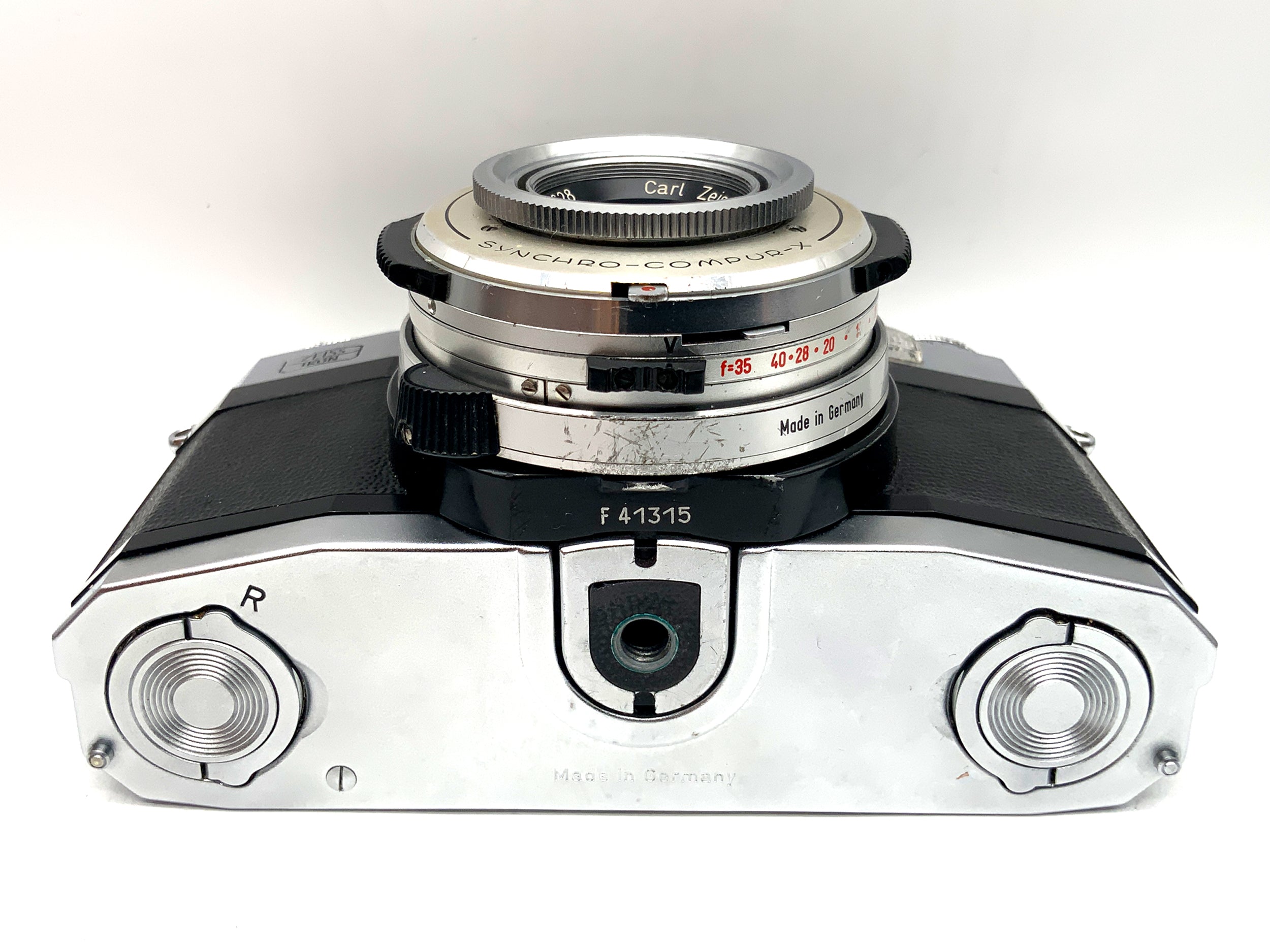 Zeiss Ikon Contaflex Super B SLR mit Tessar 2.8/50 Synchro Compur X 35mm analog