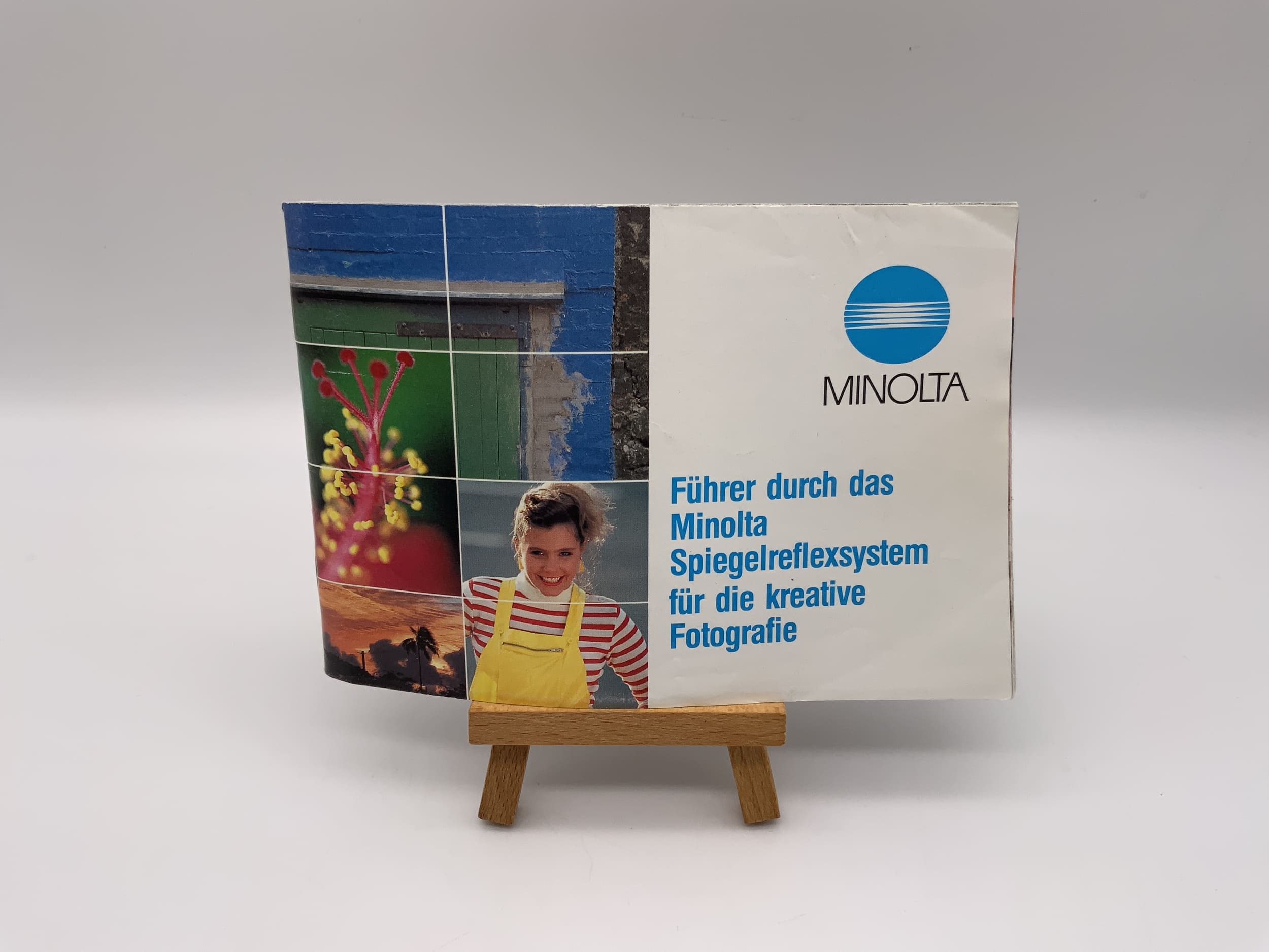 Minolta Früher durch das Minolta SLR System für Fotografie Broschüre Deutsch