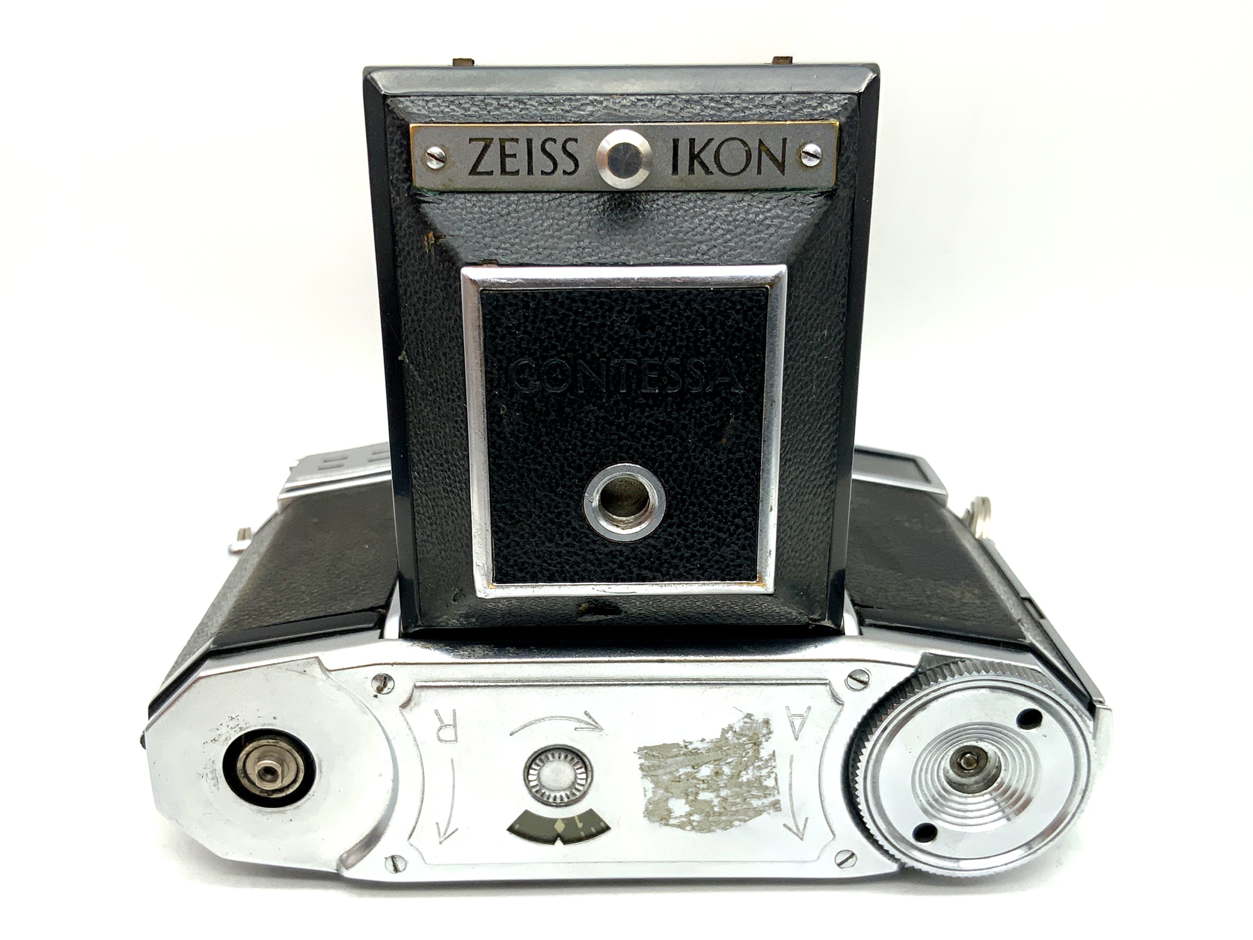 Zeiss Ikon Contessa Klappkamera mit Tessar 2.8/45 red T Analogkamera