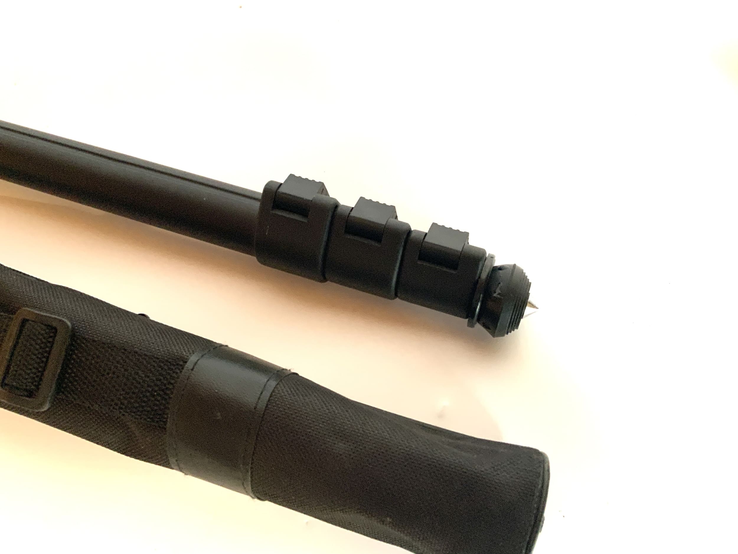 Braun 1001 Monopod schwarz mit Tasche Einbein Fotostativ