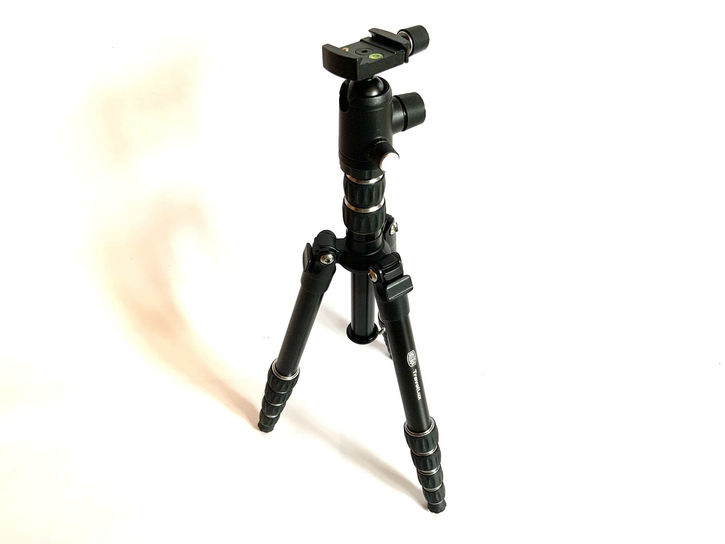 Bilora 3360 TravelLux Stativ schwarz Tripod Dreibein Fotostativ Kamerastativ