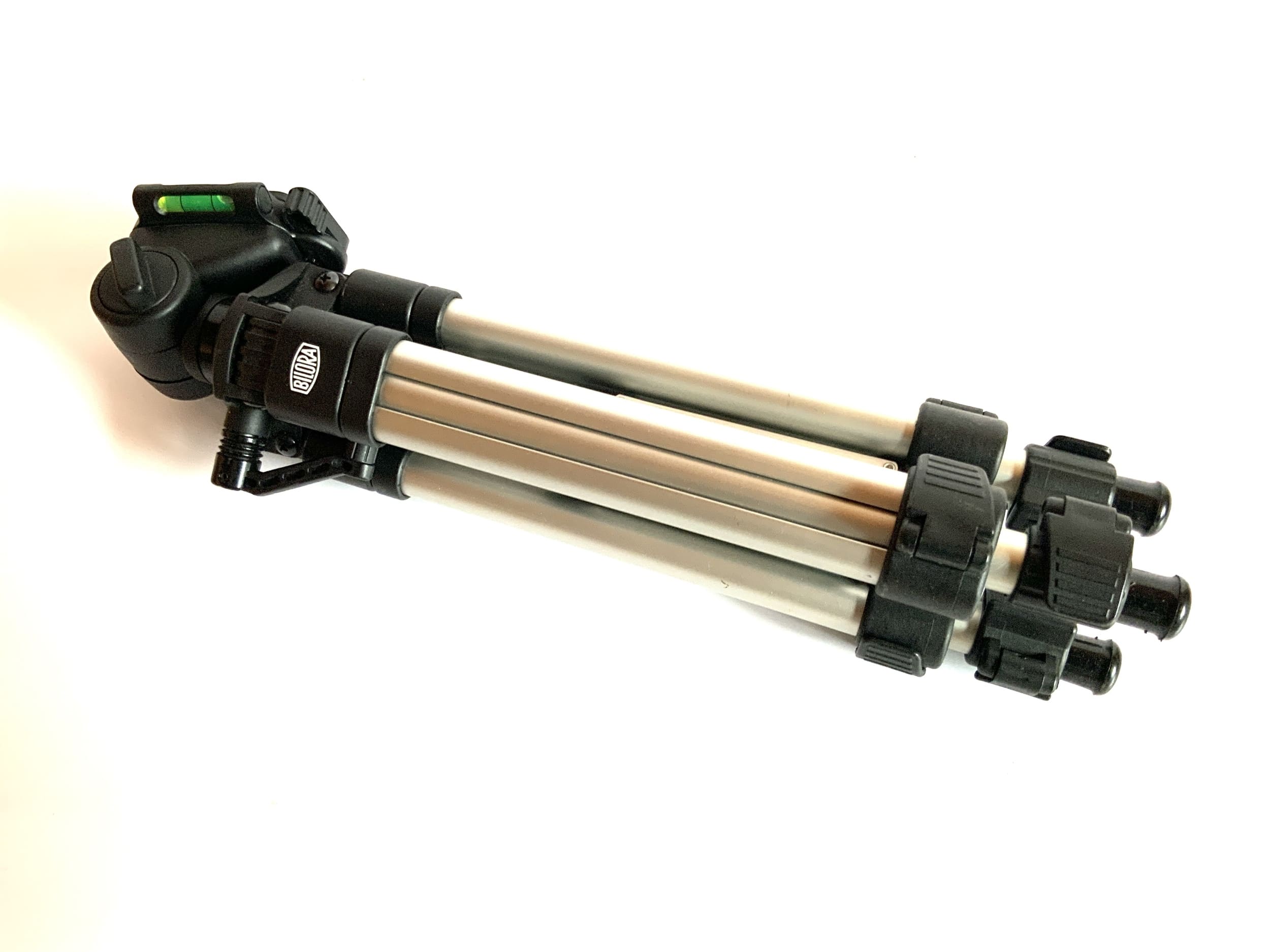 Bilora Galaxy 990 Stativ silber Tripod Dreibein Fotostativ Kamerastativ