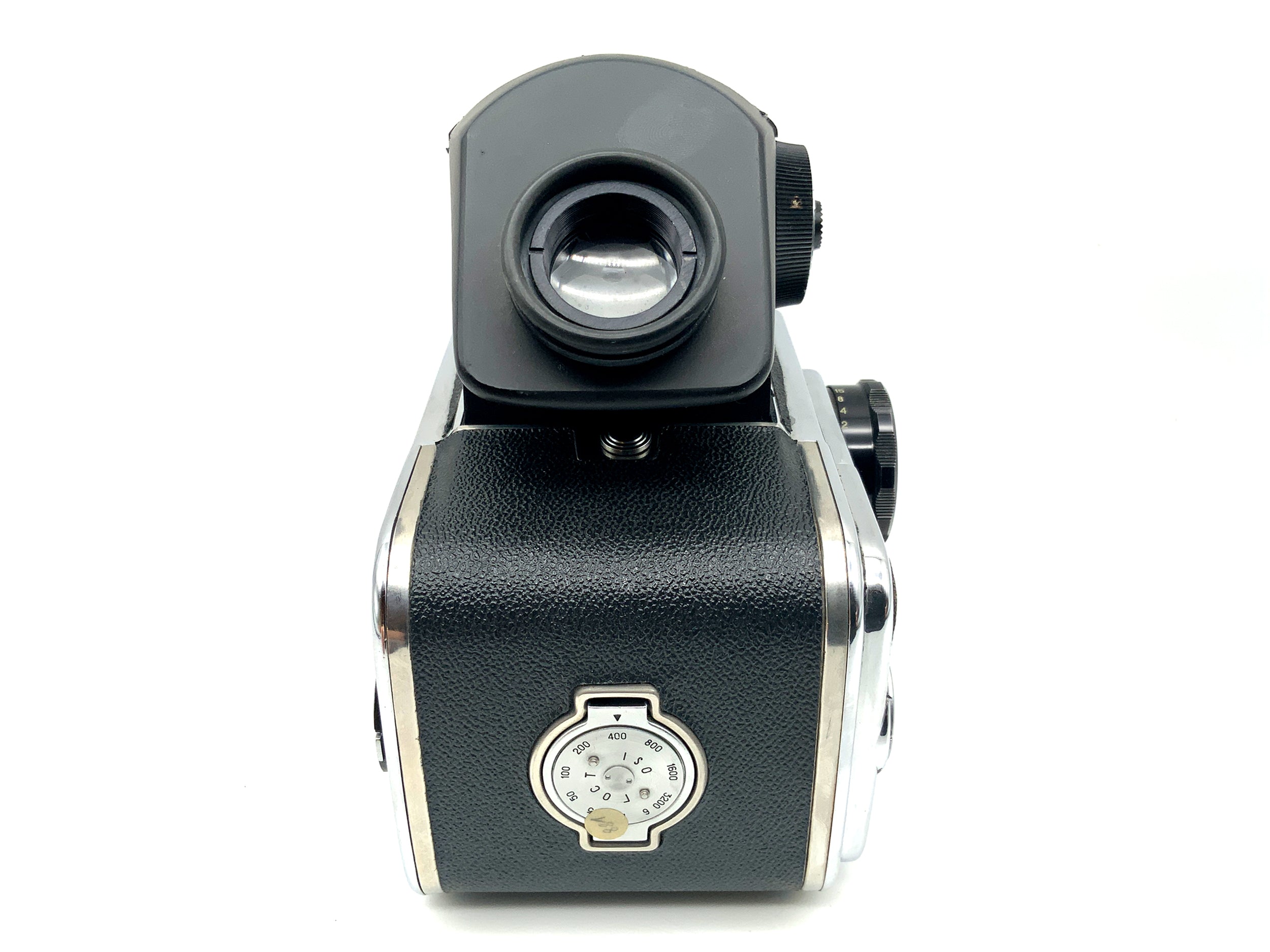 Arsenal Kiev 80 Mittelformatkamera mit Volna-3 2.8/80 MC mit TTL Prisma