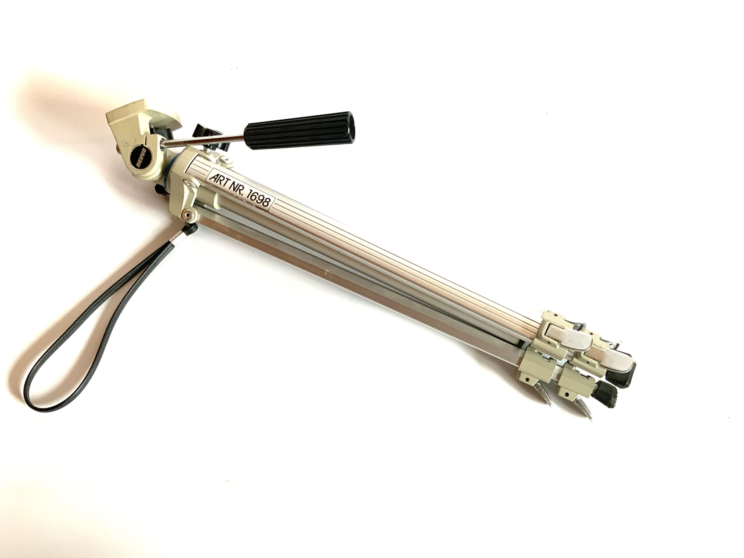 Revue 1698 Stativ silber Tripod Dreibein Fotostativ Kamerastativ