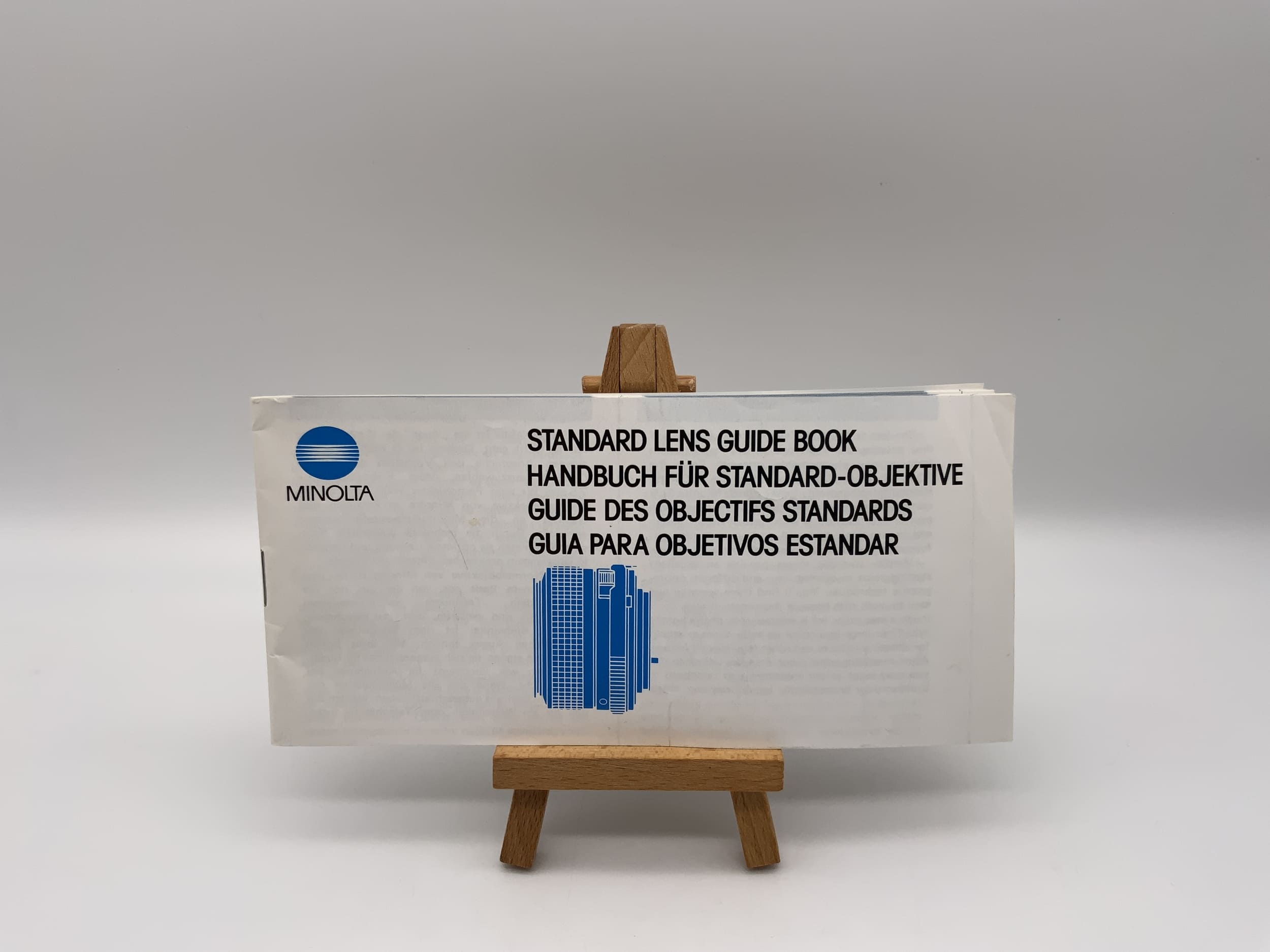 Minolta für standart objektive Handbuch Deutsch