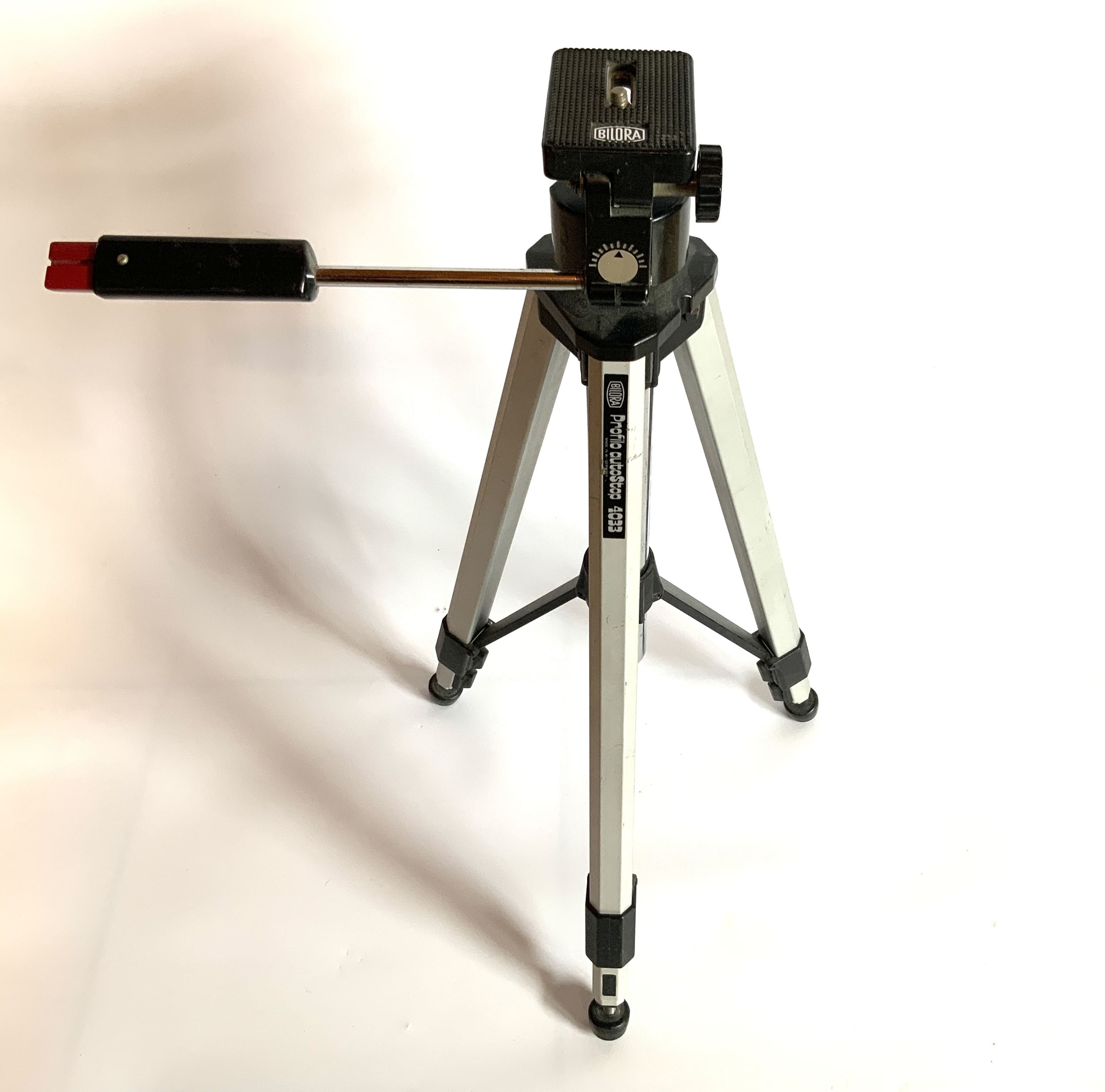 Bilora Profilo autoStop 4033 Stativ grau Tripod Dreibein Fotostativ Kamerastativ