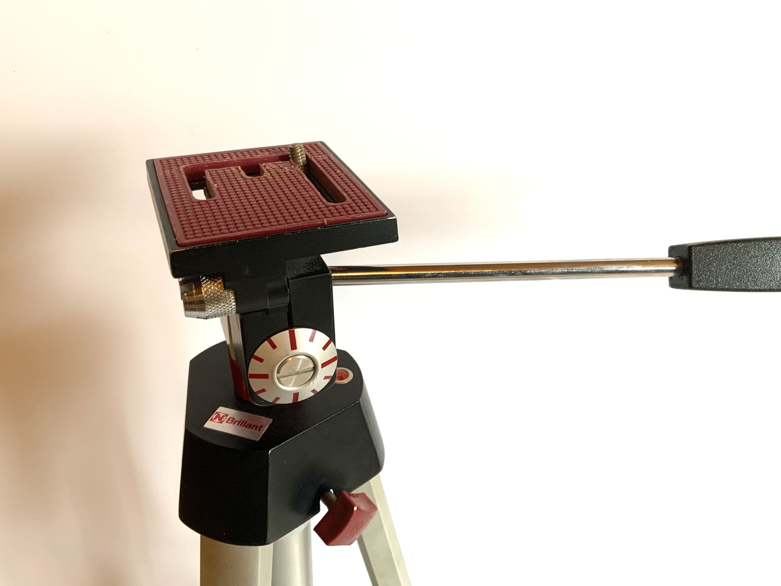 Brillant Stativ grau Tripod Dreibein Fotostativ Kamerastativ