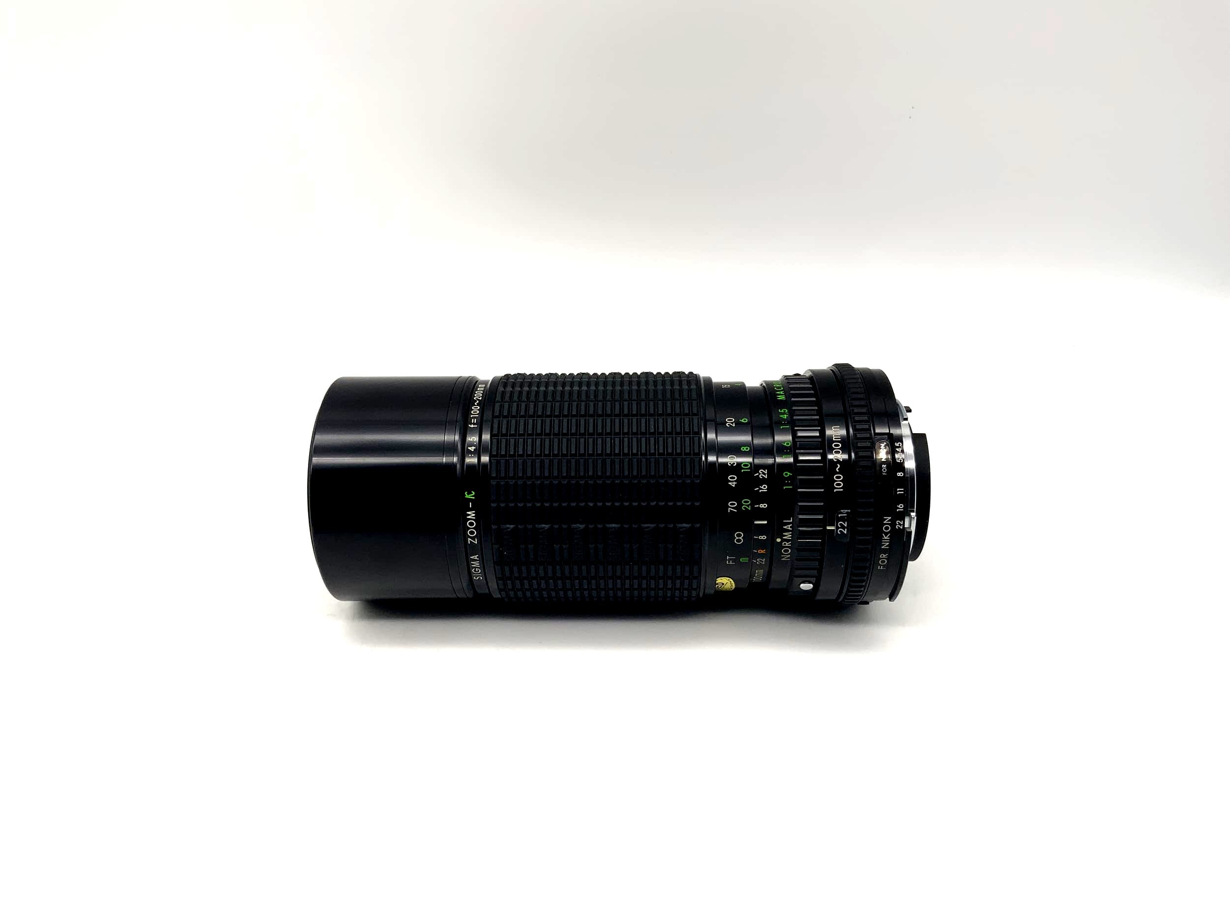 Sigma 100-200mm 1:4.5 Objektiv Ai-S Zoom-K Multi-Coated Kamera Linse (Nikon F)