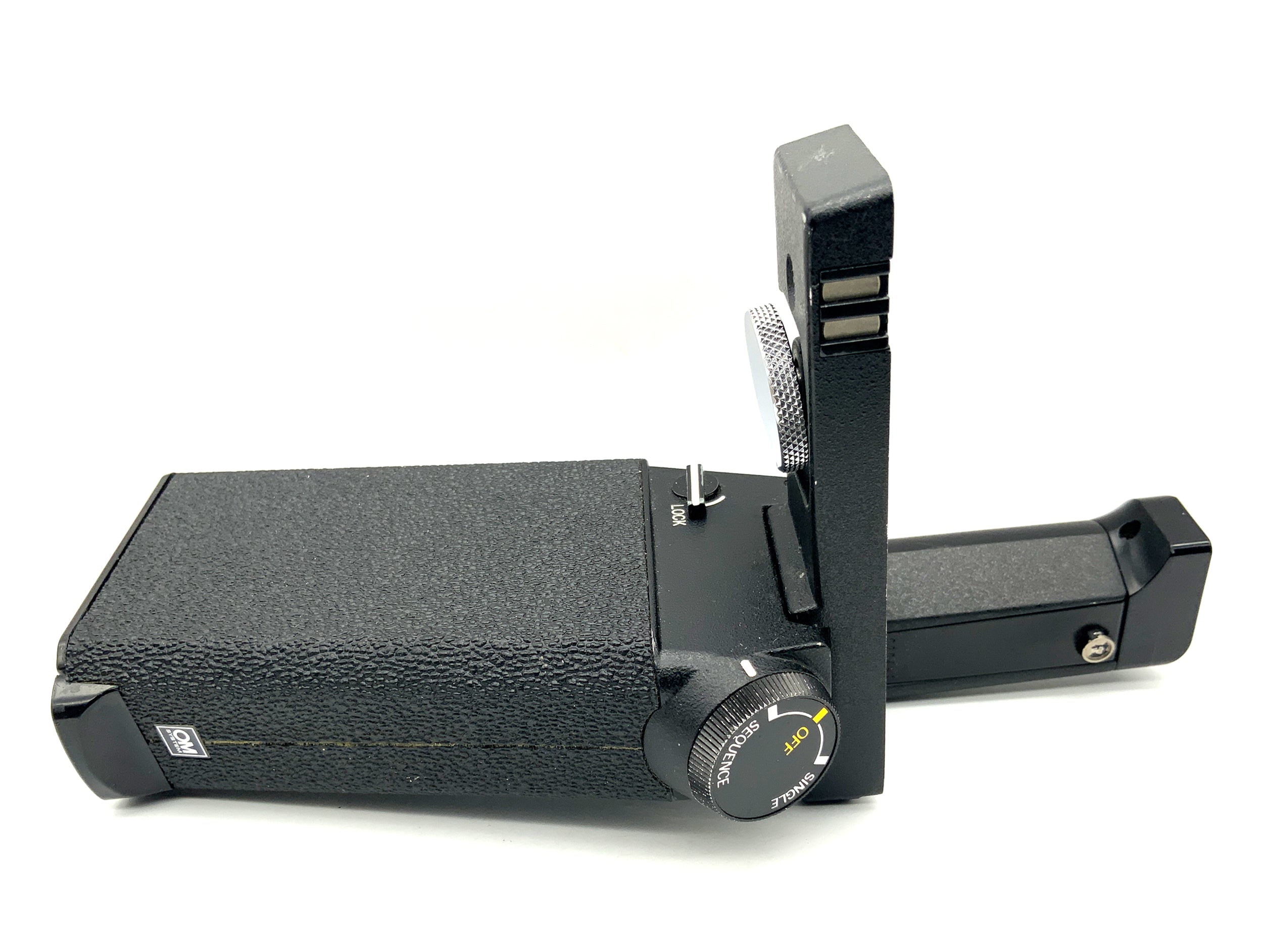 Olympus Motor Drive 1 Winder für OM Kameras + M18V Control Grip 1 Filmtransport